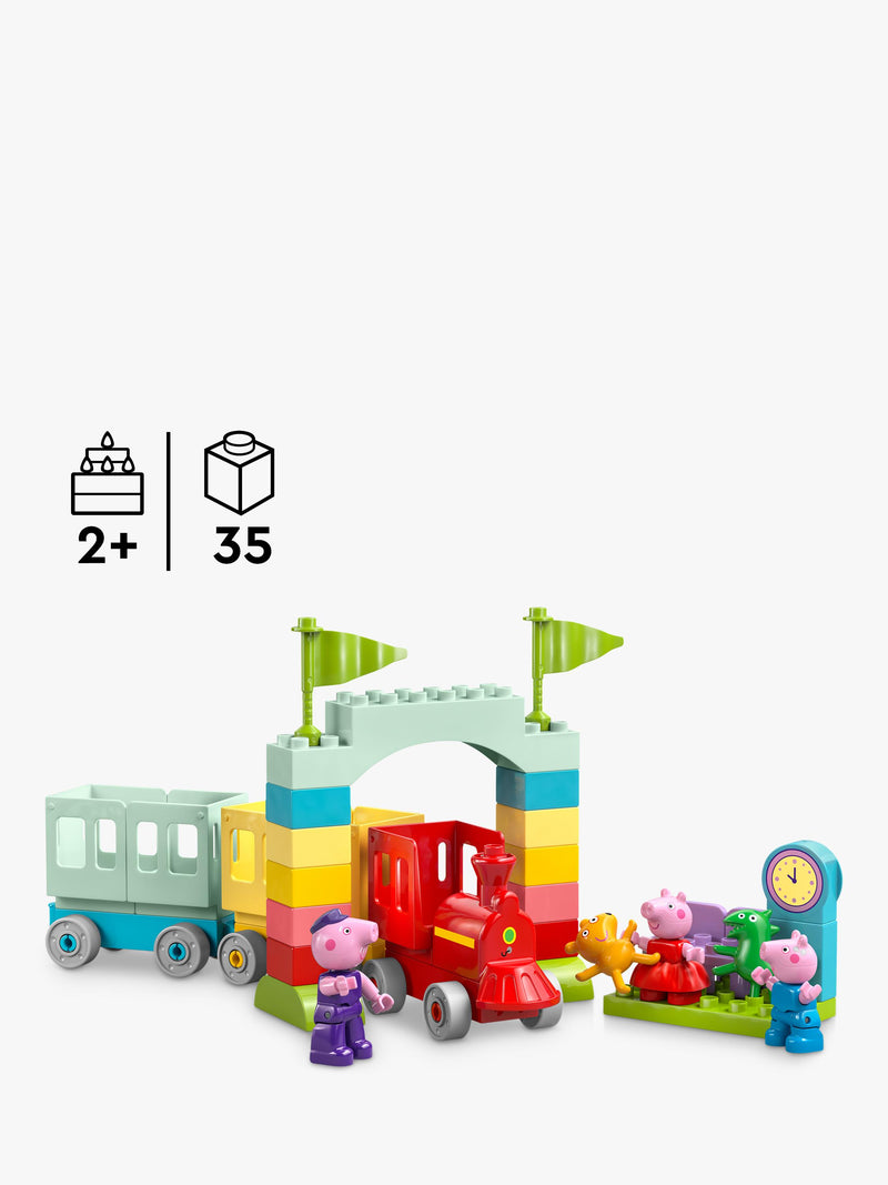 LEGO building toy Peppa Pig Train (British brand)