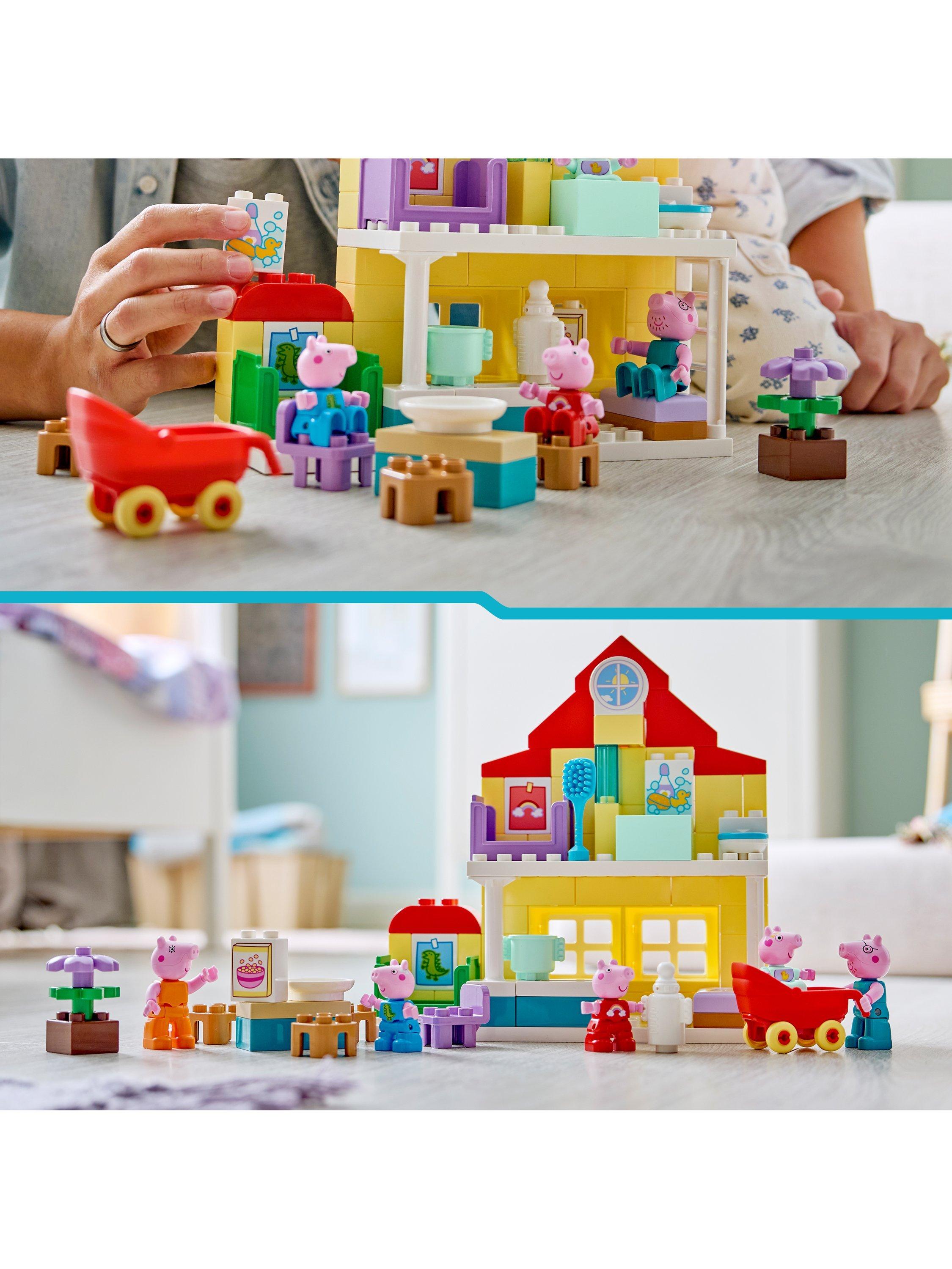 LEGO DUPLO Peppa Pig Family House 84-piece toy, imported from the UK