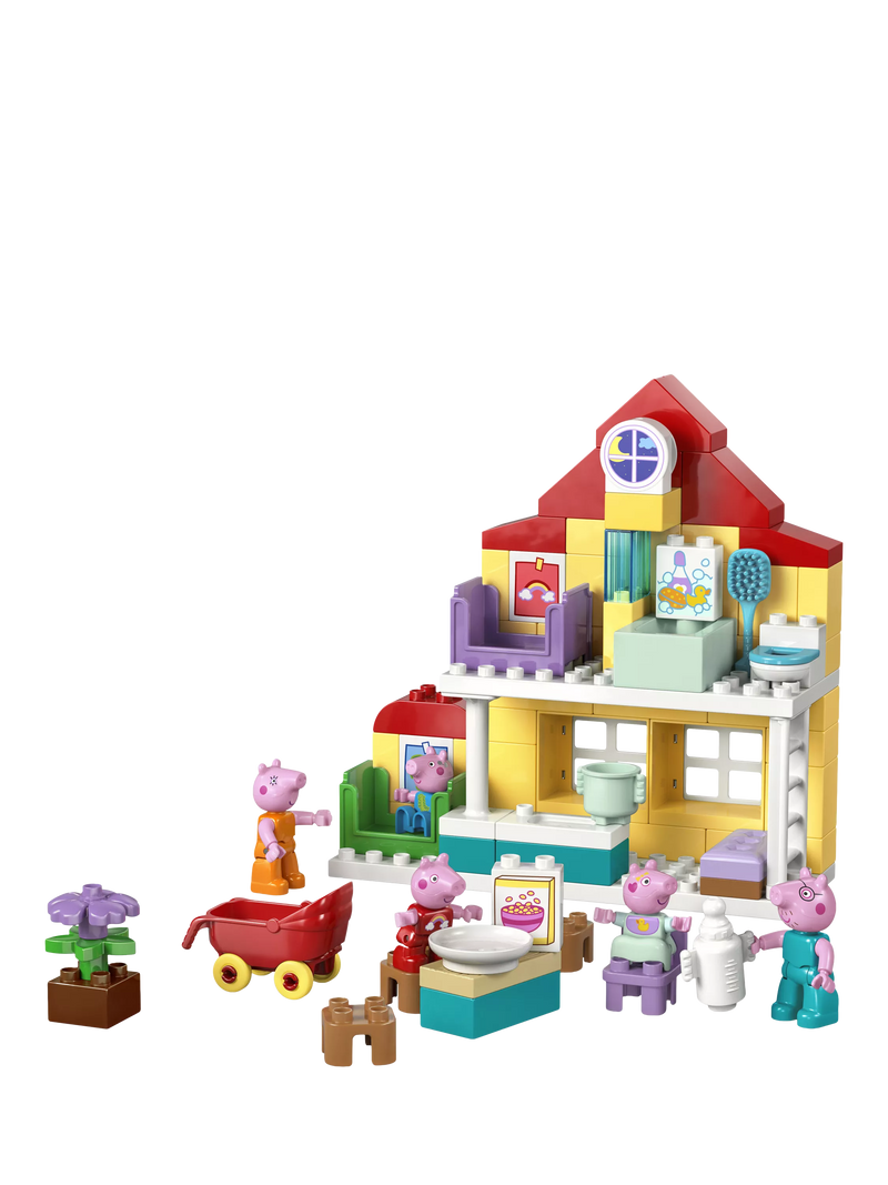 LEGO DUPLO Peppa Pig Family House 84-piece toy, imported from the UK