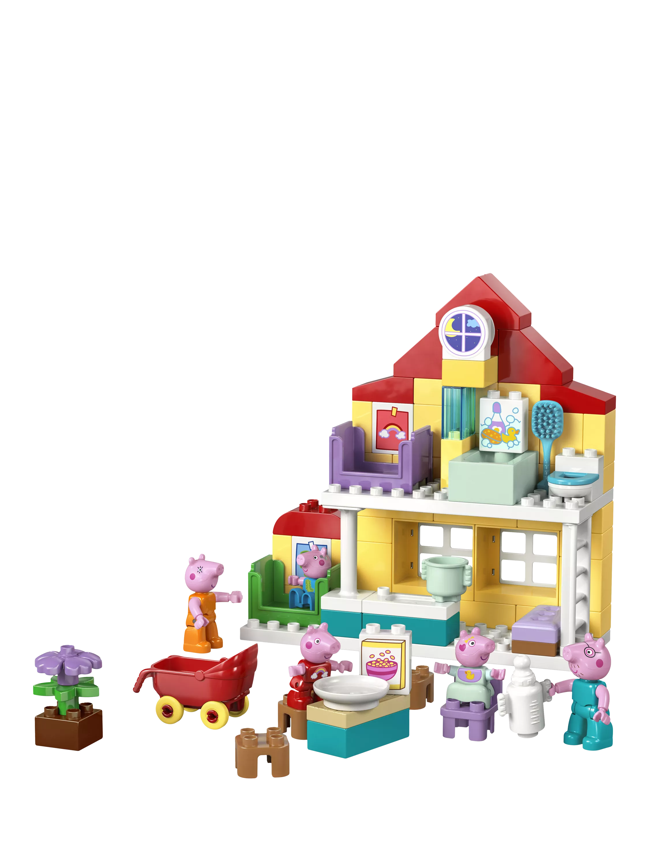 LEGO DUPLO Peppa Pig Family House 84-piece toy, imported from the UK