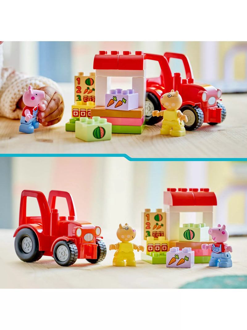 LEGO DUPLO Peppa Pig Tractor and Market set, imported from the UK