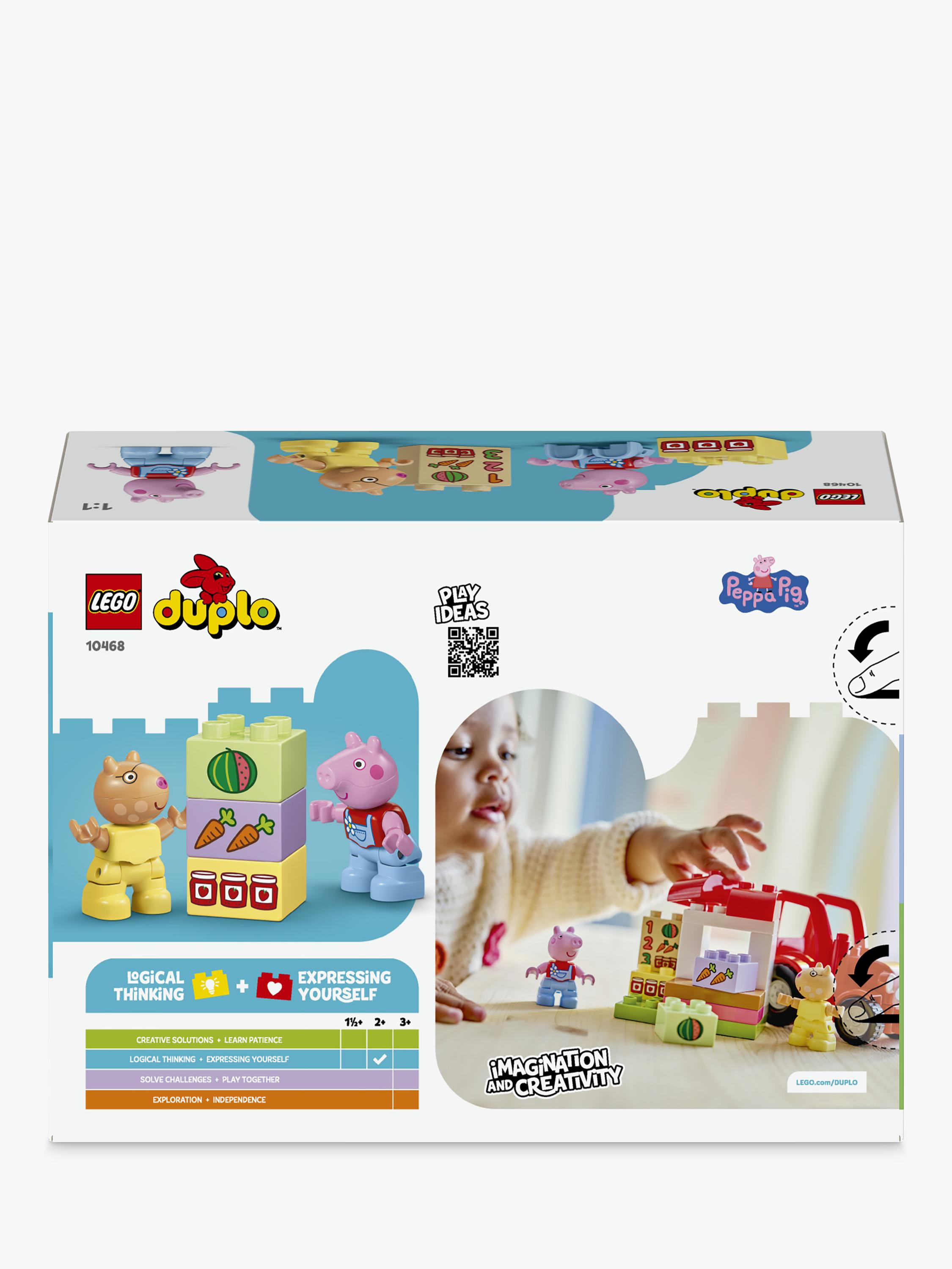 LEGO DUPLO Peppa Pig Tractor and Market set, imported from the UK