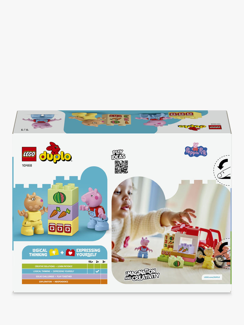 LEGO DUPLO Peppa Pig Tractor and Market set, imported from the UK