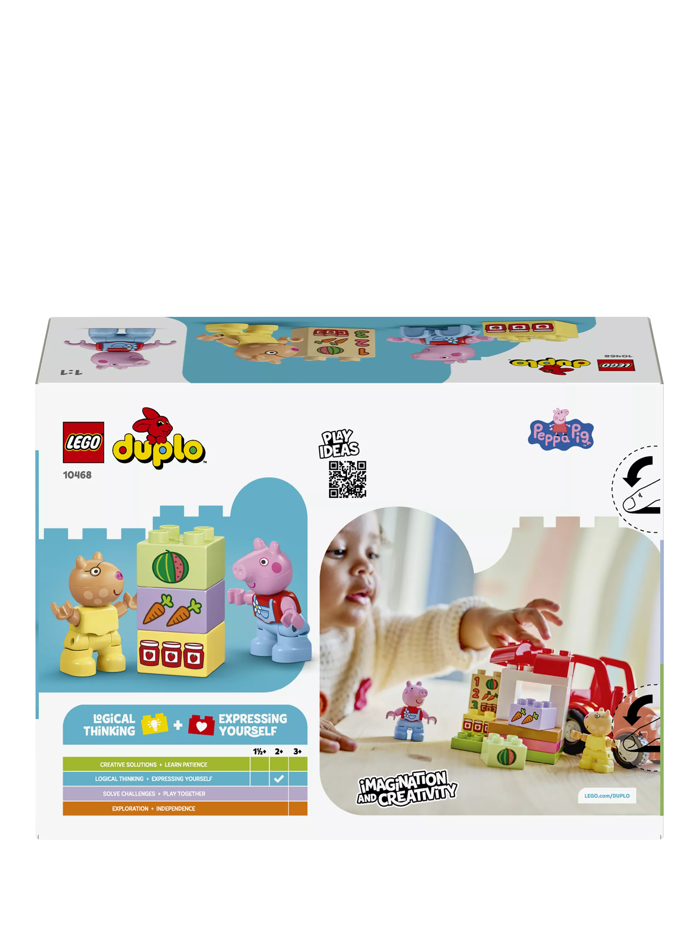 LEGO DUPLO Peppa Pig Tractor and Market set, imported from the UK