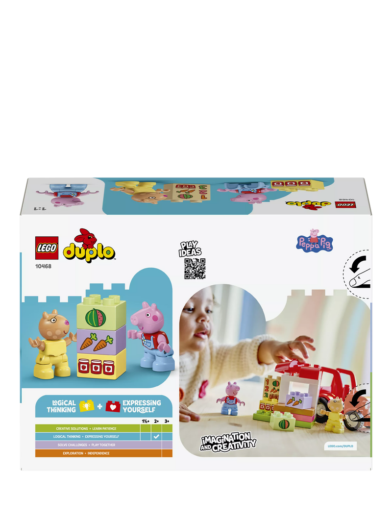 LEGO DUPLO Peppa Pig Tractor and Market set, imported from the UK