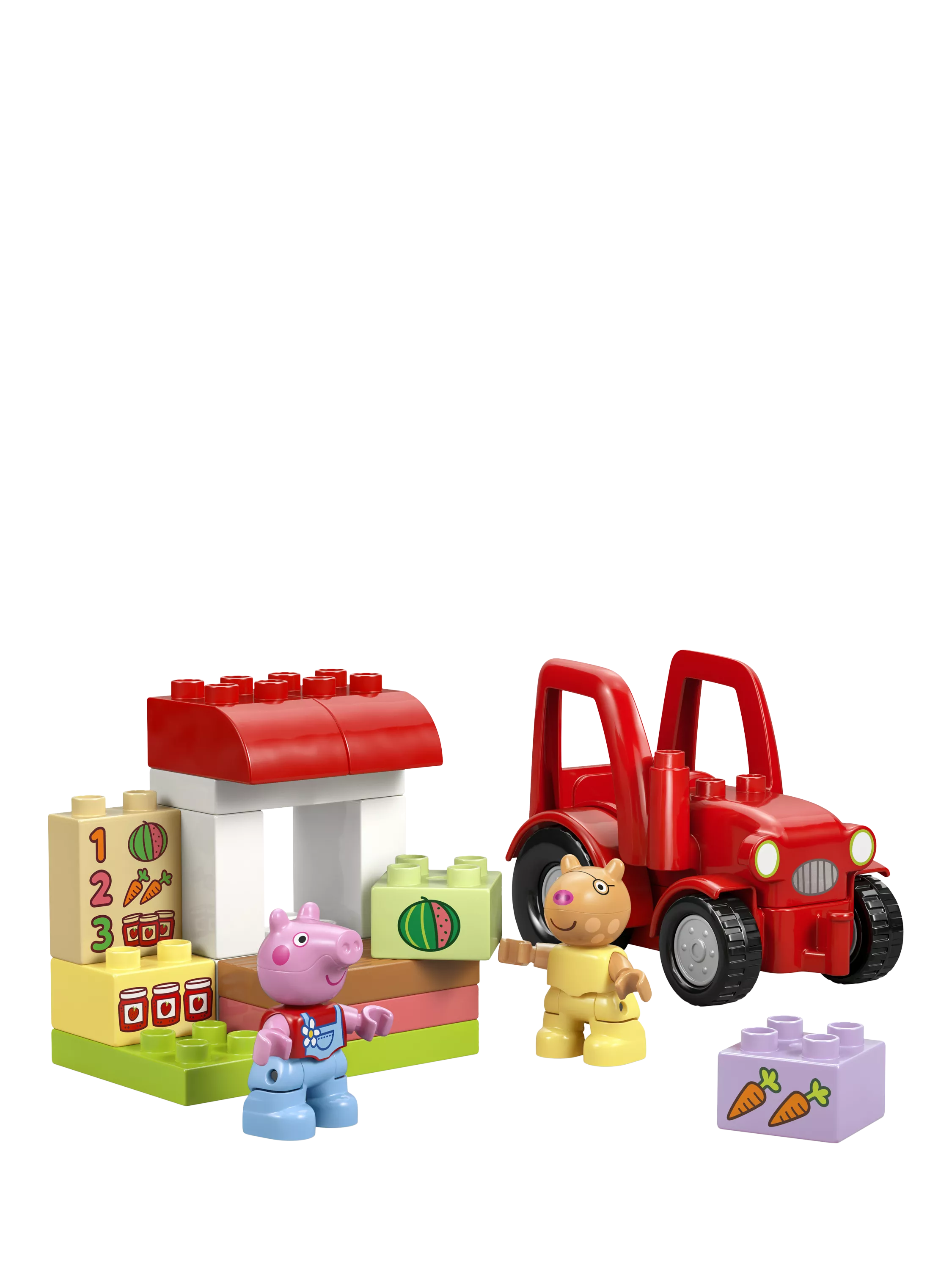 LEGO DUPLO Peppa Pig Tractor and Market set, imported from the UK