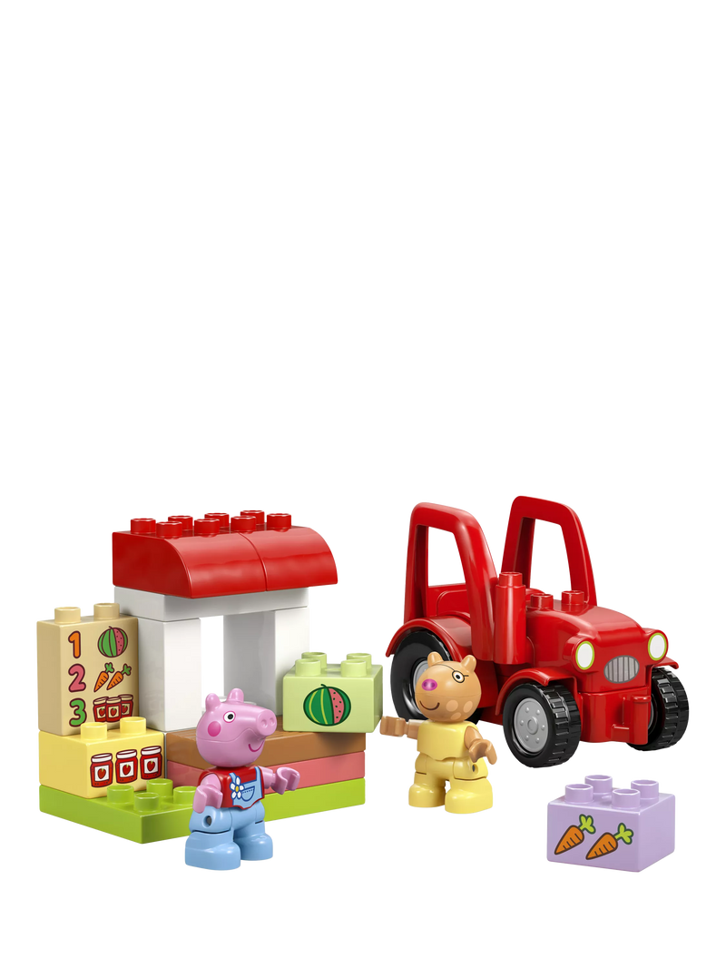 LEGO DUPLO Peppa Pig Tractor and Market set, imported from the UK