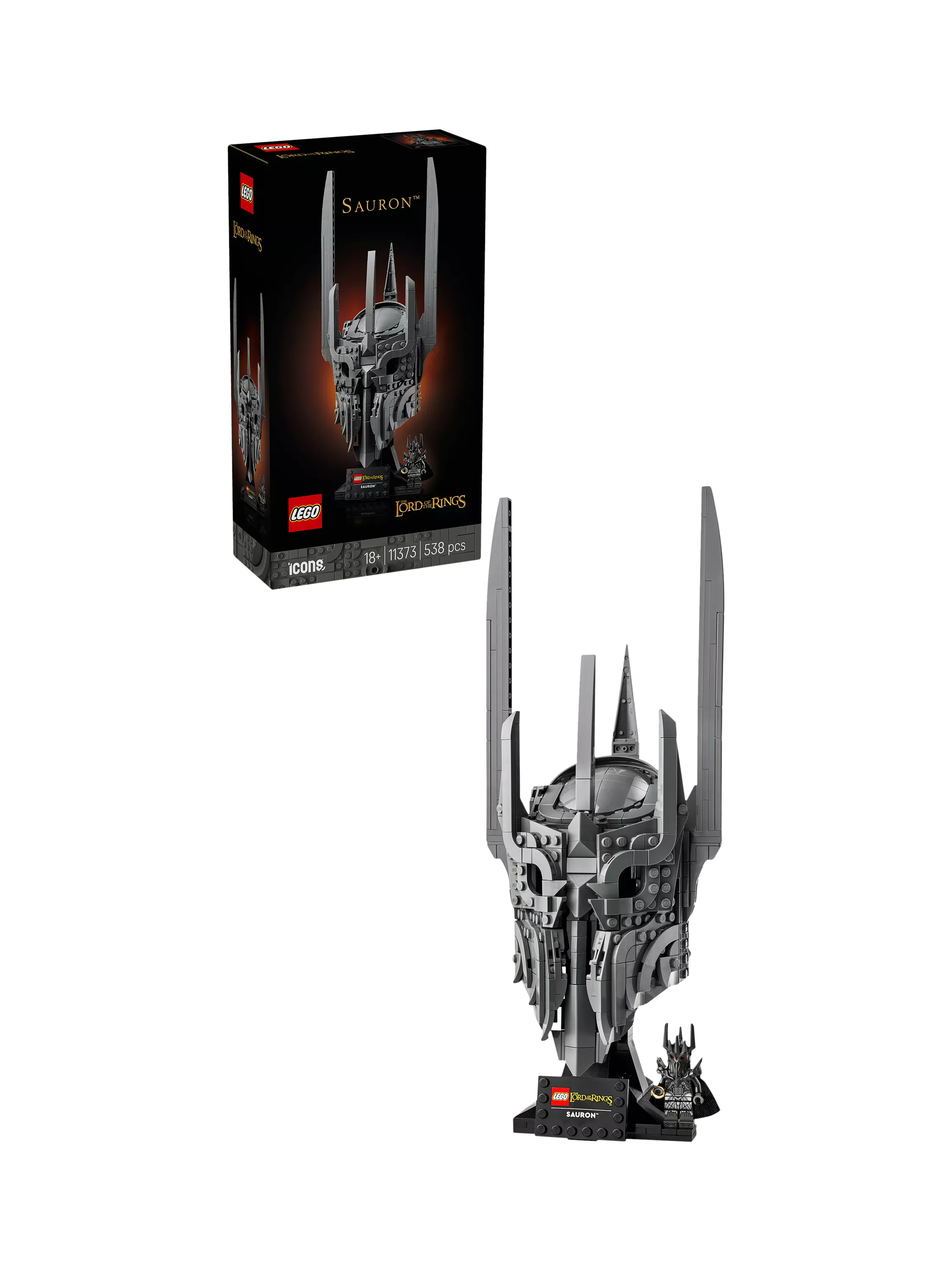 LEGO Sauron's Helmet building set 538 pieces - British product