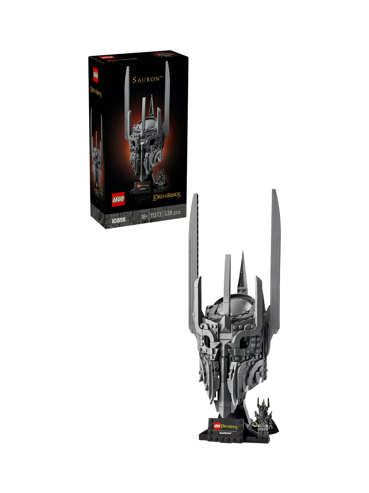 LEGO Sauron's Helmet building set 538 pieces - British product