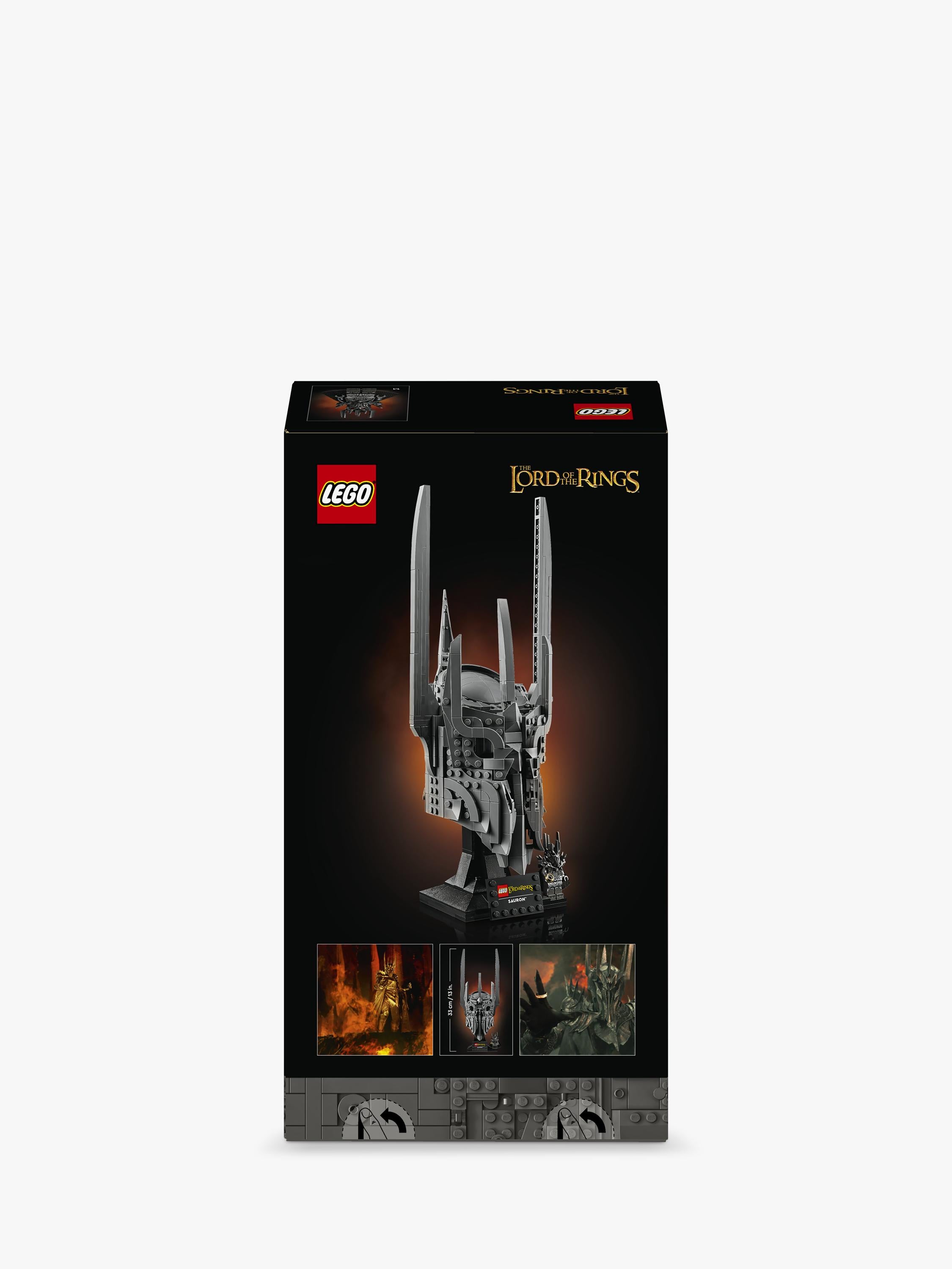 LEGO Sauron's Helmet building set 538 pieces - British product