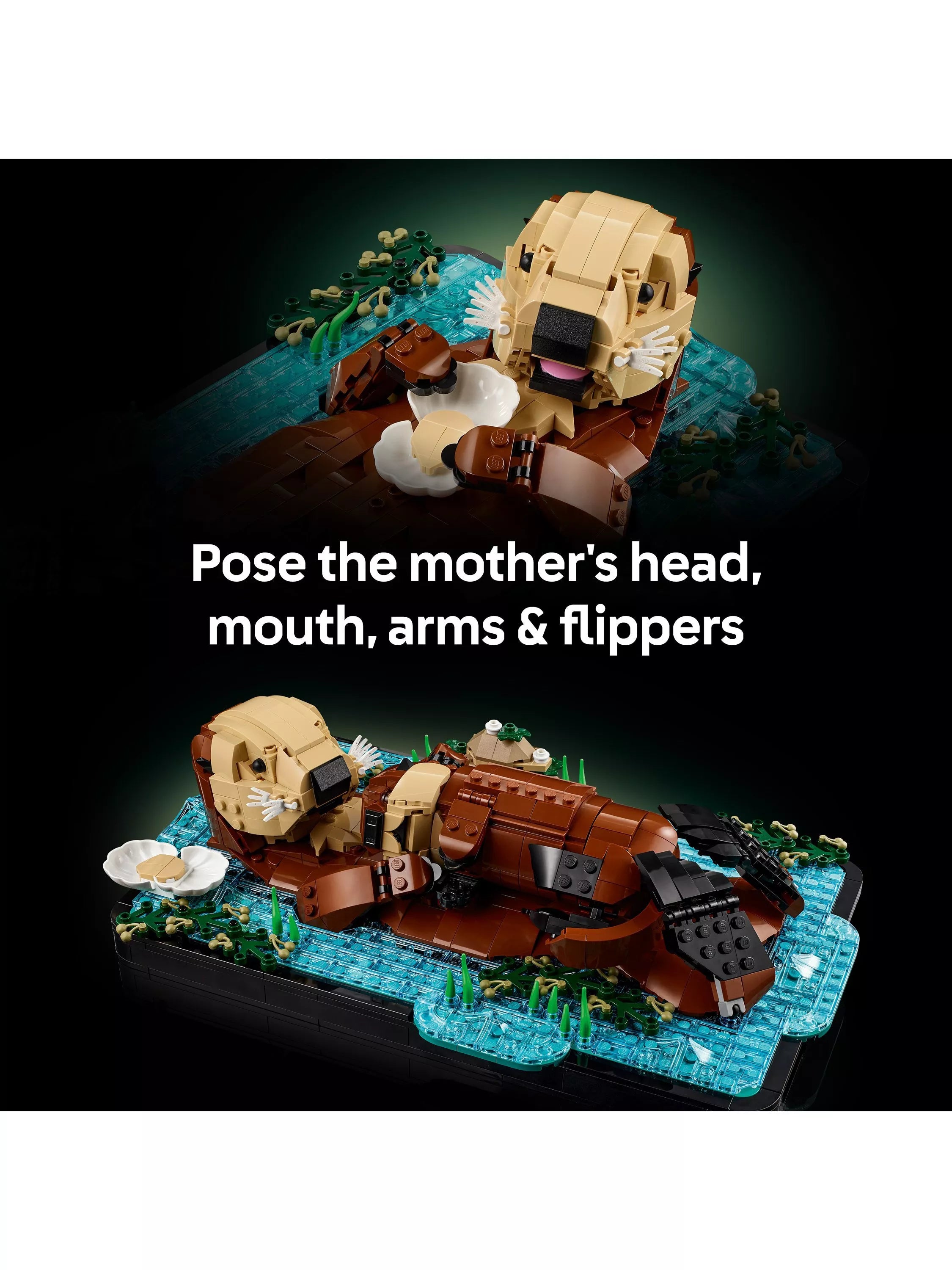LEGO Ideas Floating Sea Otters building set, UK version
