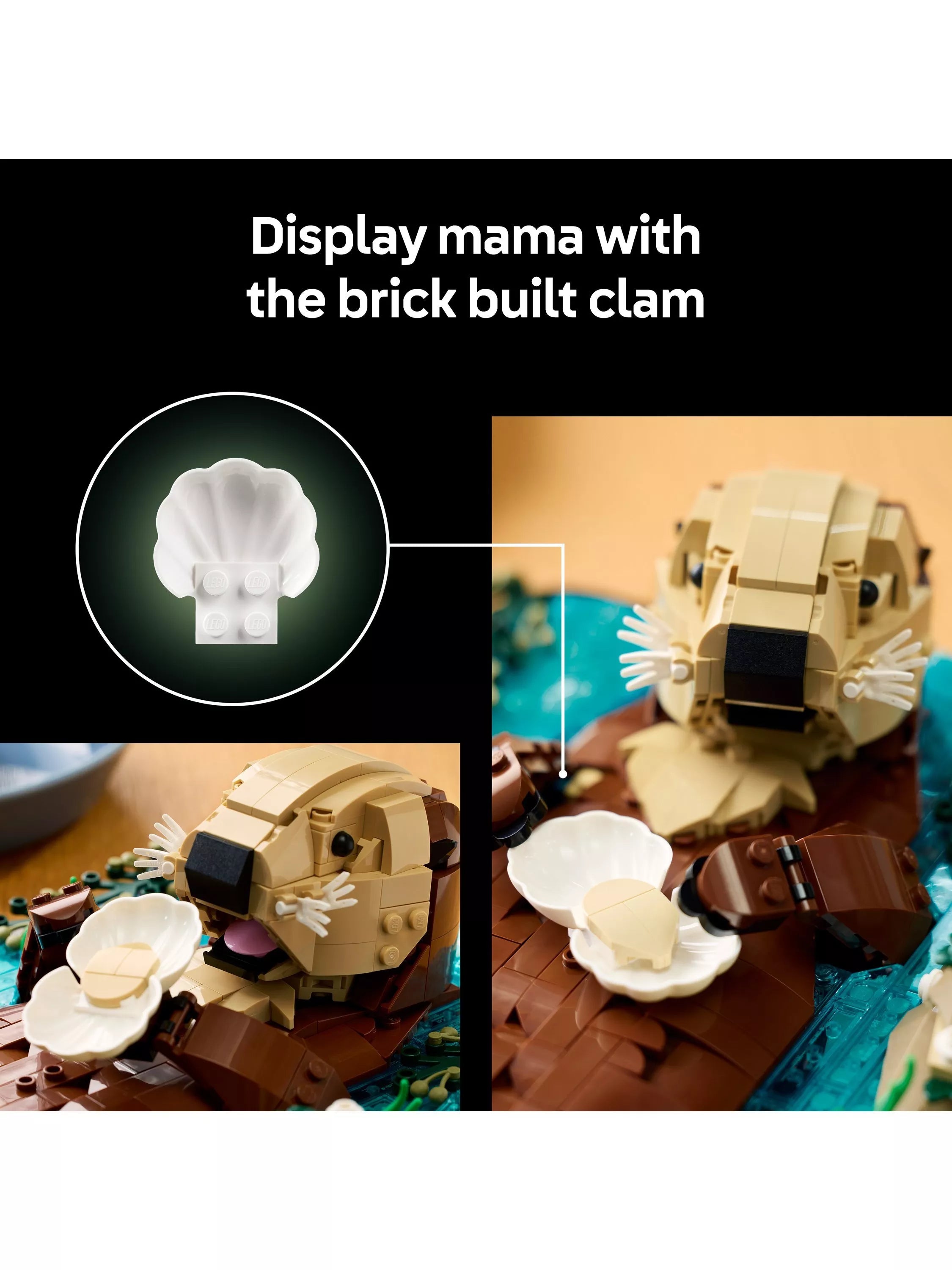 LEGO Ideas Floating Sea Otters building set, UK version