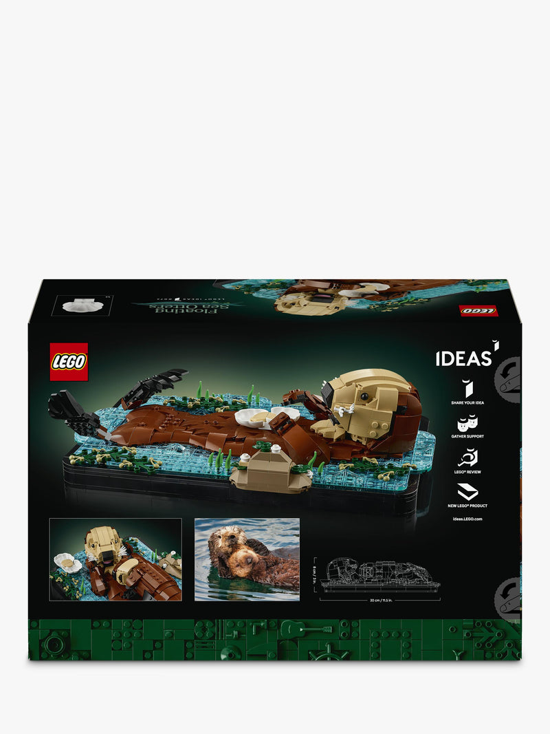 LEGO Ideas Floating Sea Otters building set, UK version