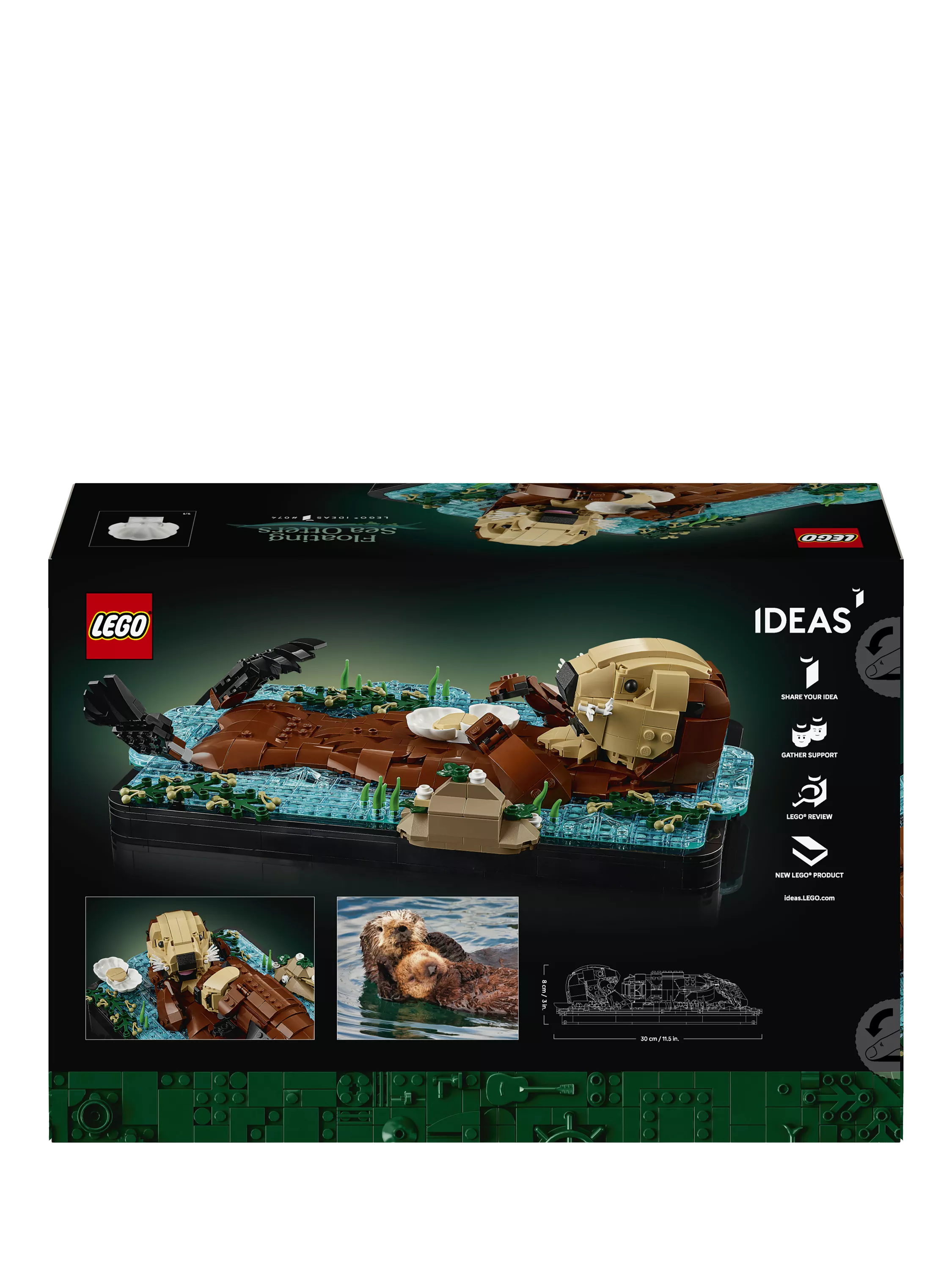 LEGO Ideas Floating Sea Otters building set, UK version