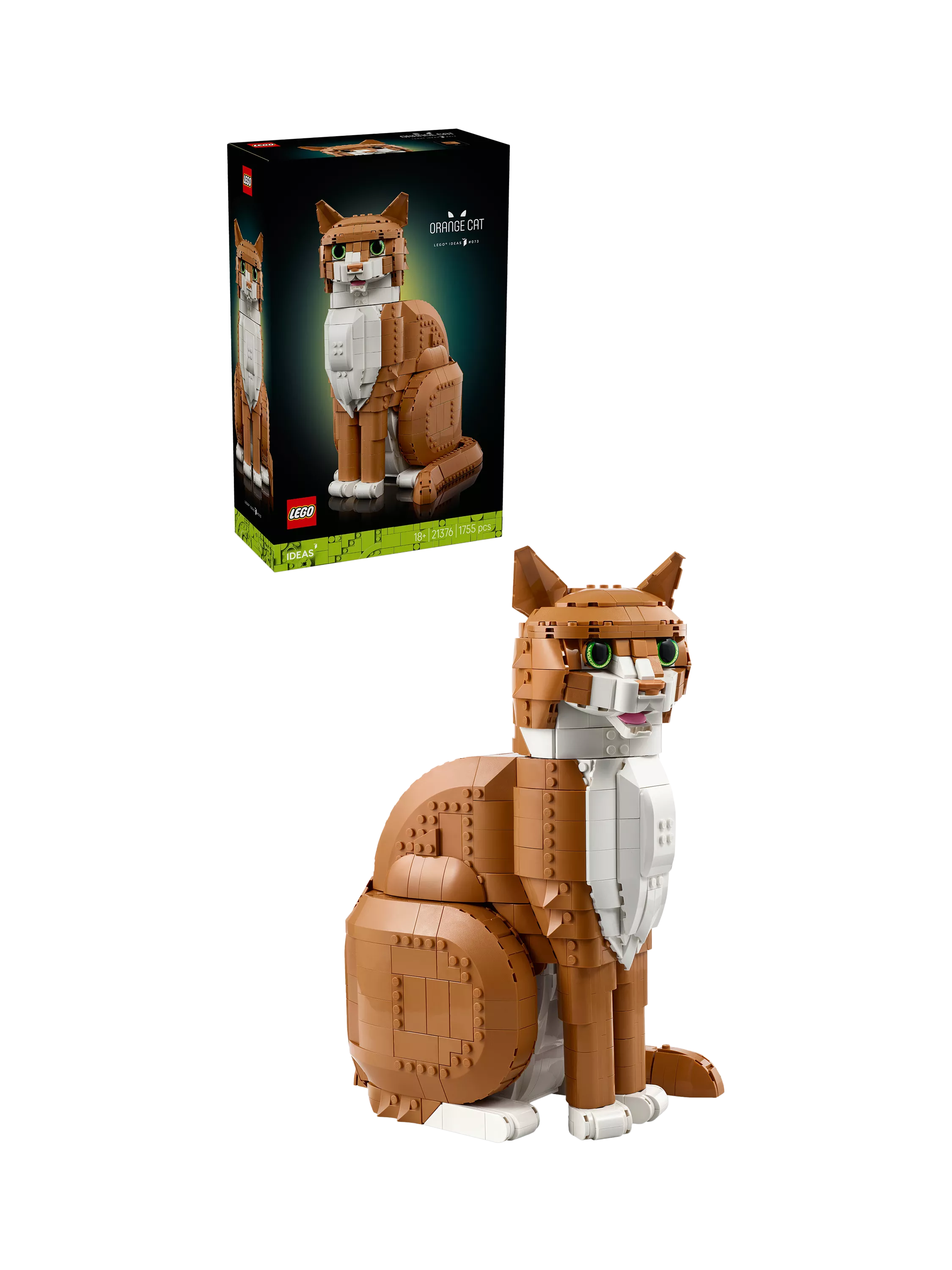 LEGO Ideas 21376 Orange Cat Craft Kit