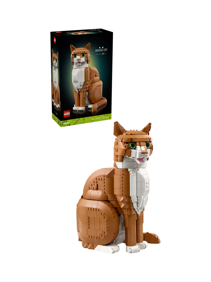 LEGO Ideas 21376 Orange Cat Craft Kit