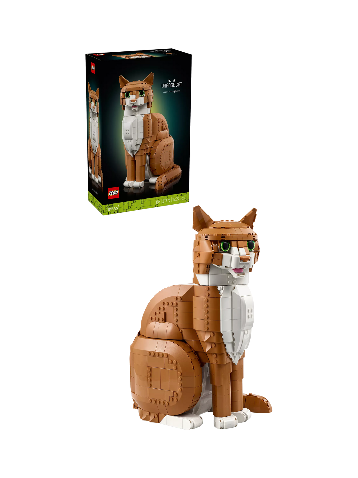 LEGO Ideas 21376 Orange Cat Craft Kit