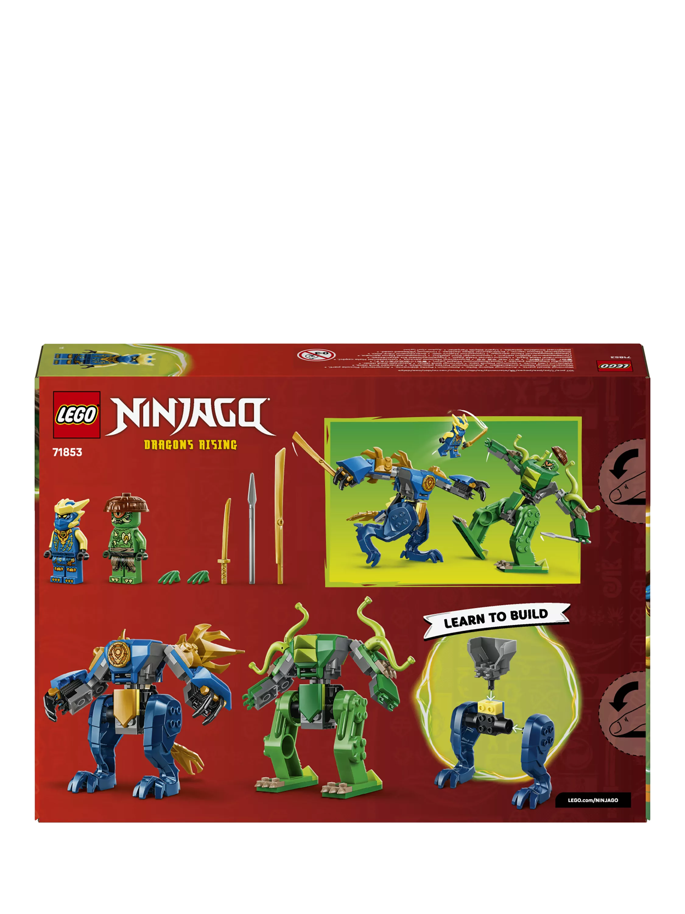 LEGO Ninjago Dragon Mech building set with 107 pieces imported from the UK