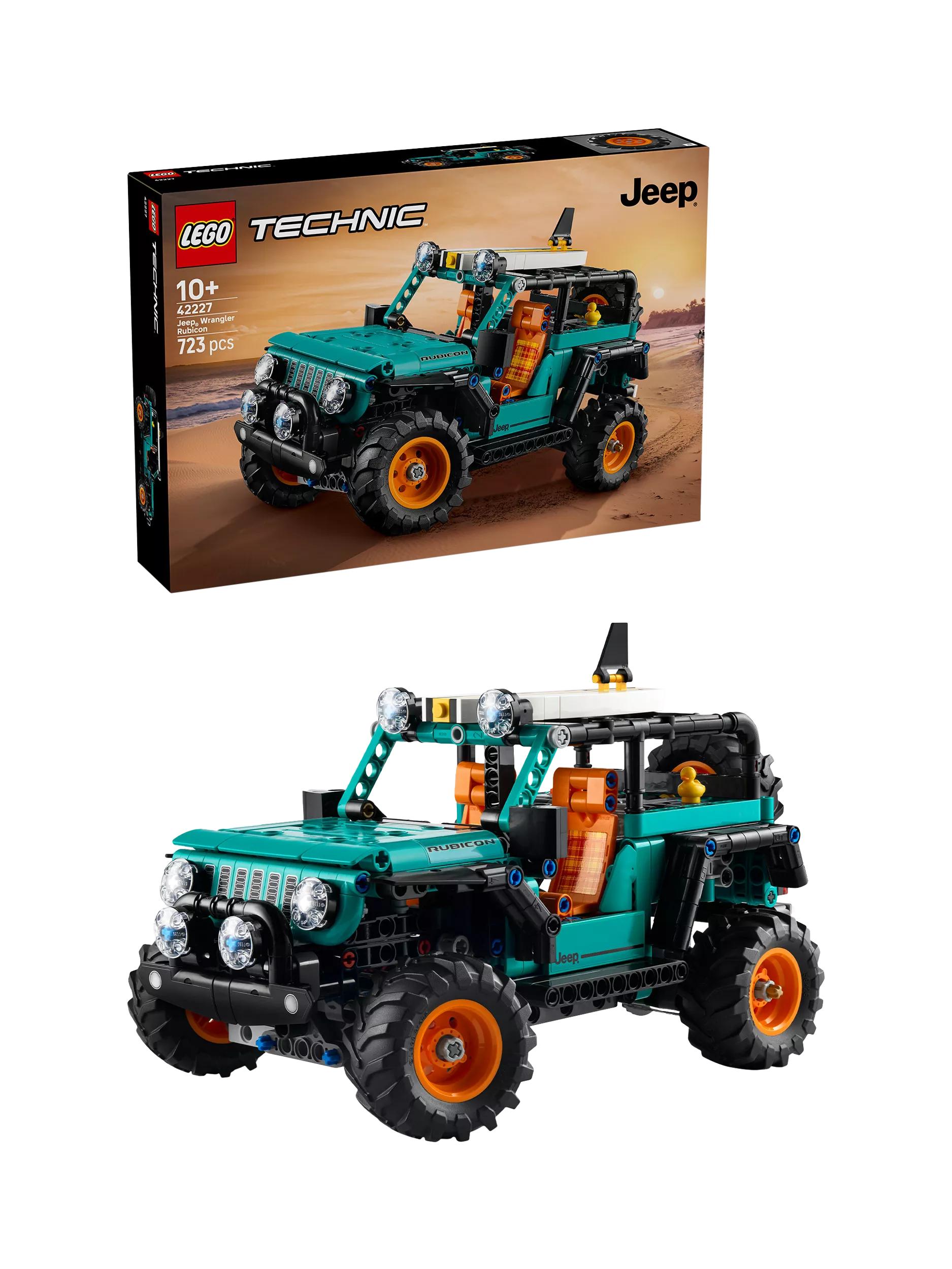 LEGO Technic Jeep Wrangler Rubicon model, UK version