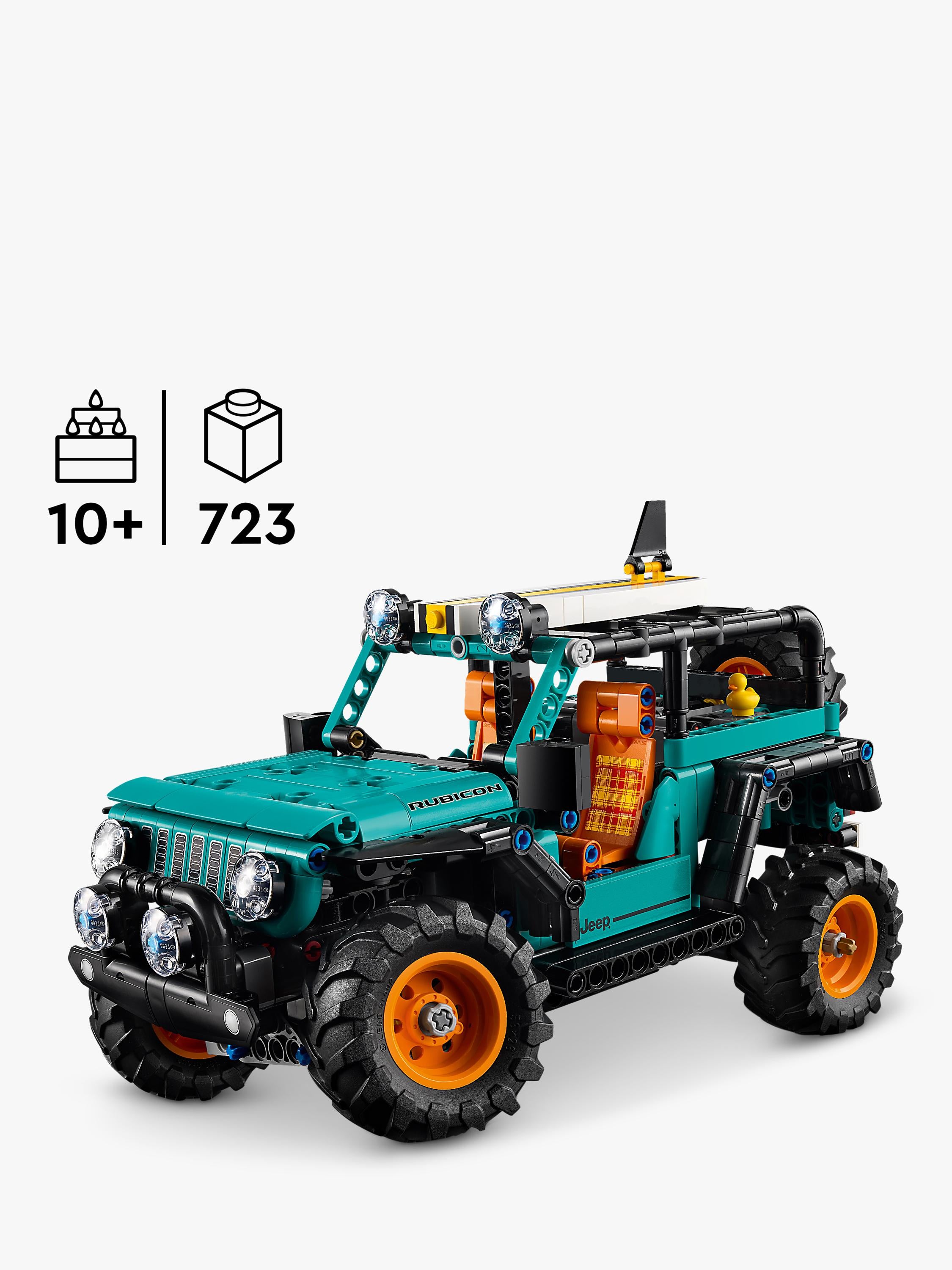 LEGO Technic Jeep Wrangler Rubicon model, UK version