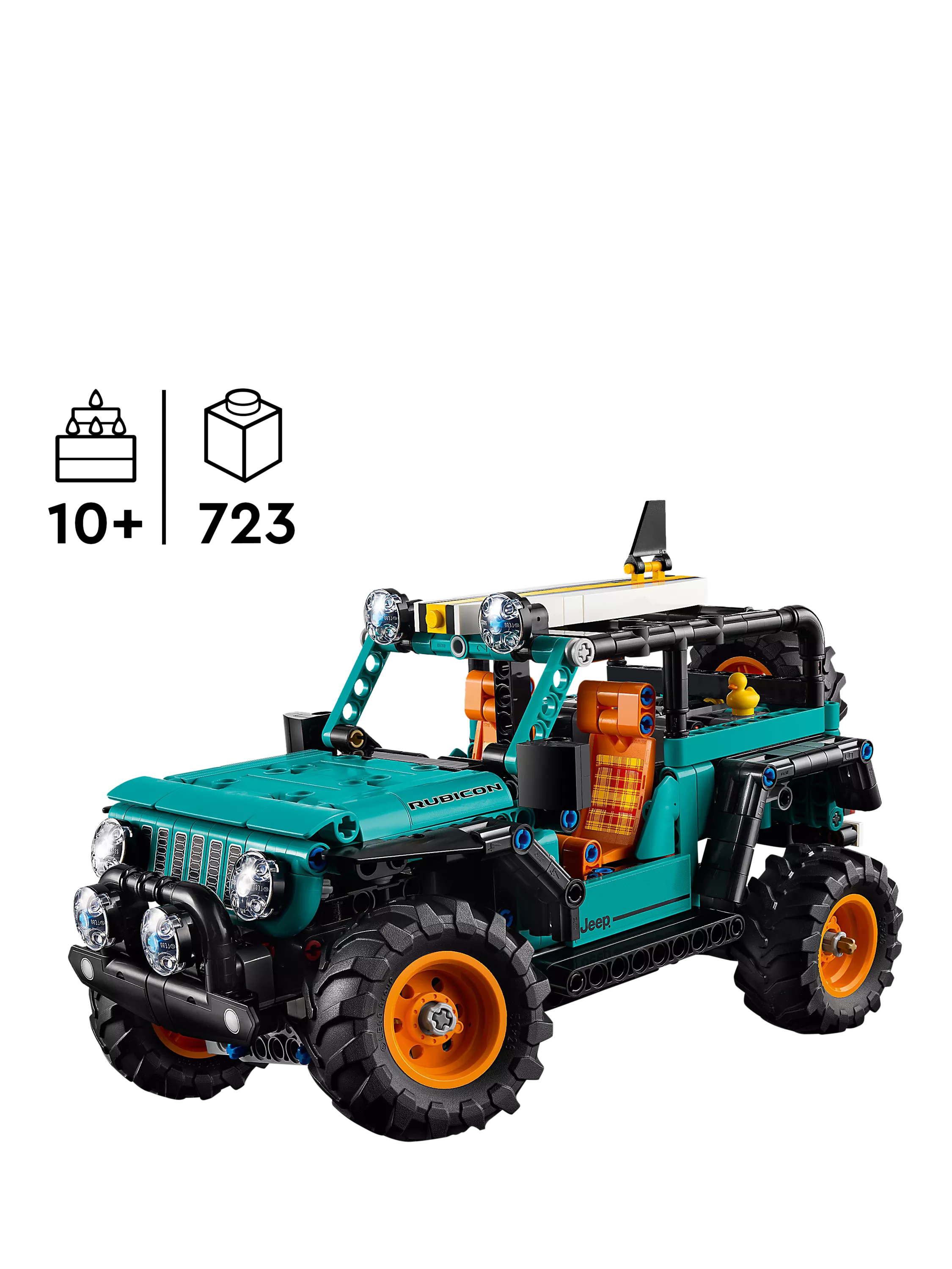 LEGO Technic Jeep Wrangler Rubicon model, UK version