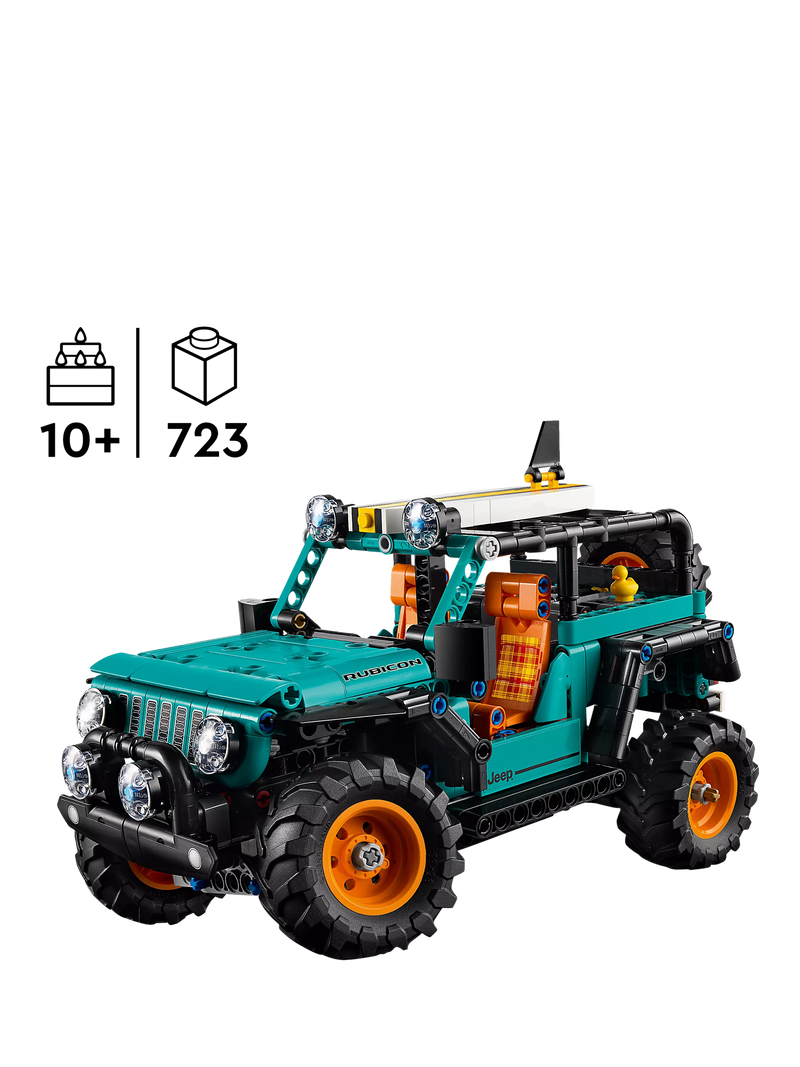 LEGO Technic Jeep Wrangler Rubicon model, UK version