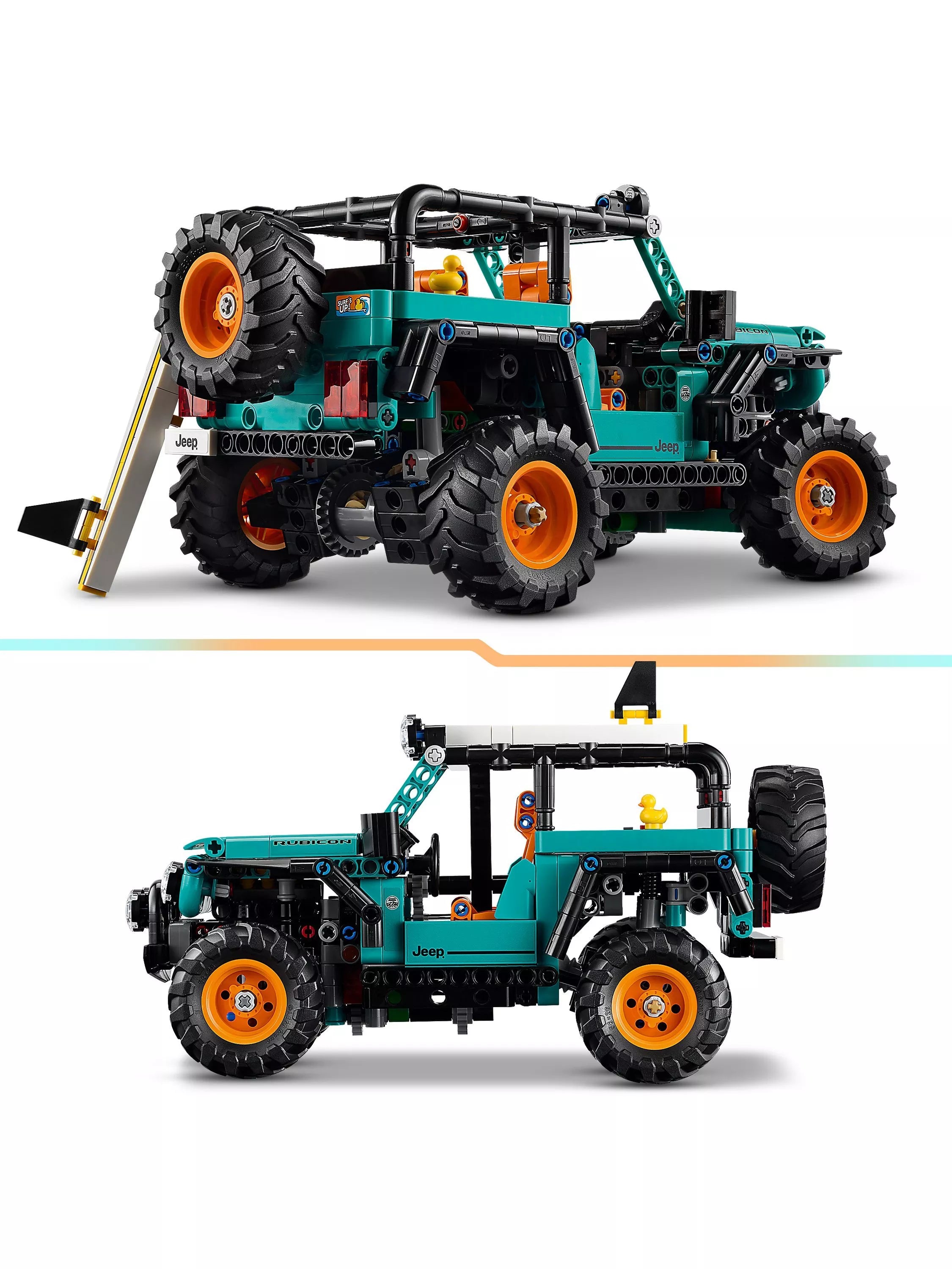 LEGO Technic Jeep Wrangler Rubicon model, UK version