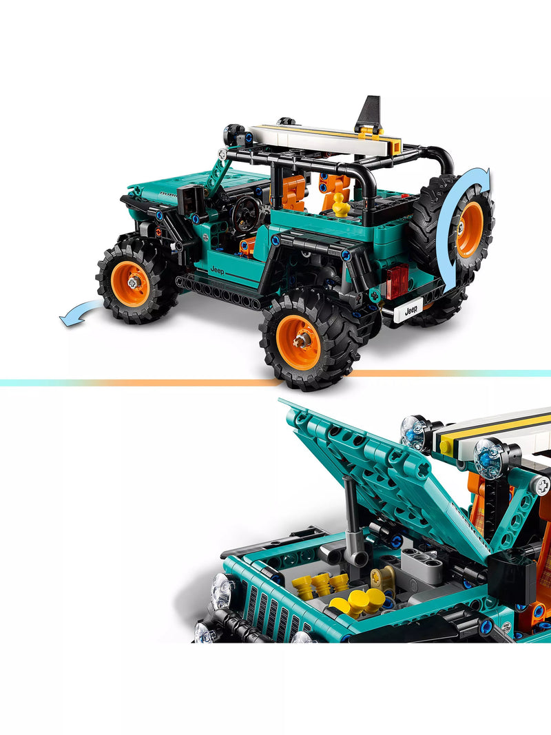 LEGO Technic Jeep Wrangler Rubicon model, UK version