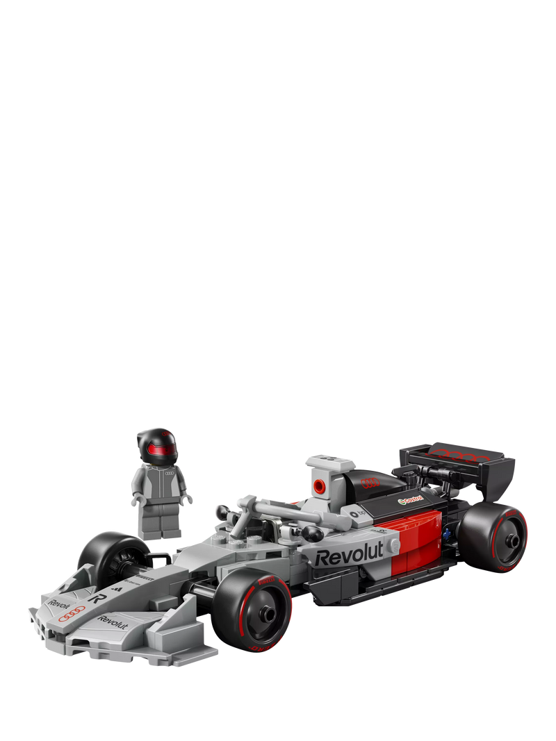 LEGO Speed Champions Audi Revolut F1 race car 216-piece kit, imported from the UK