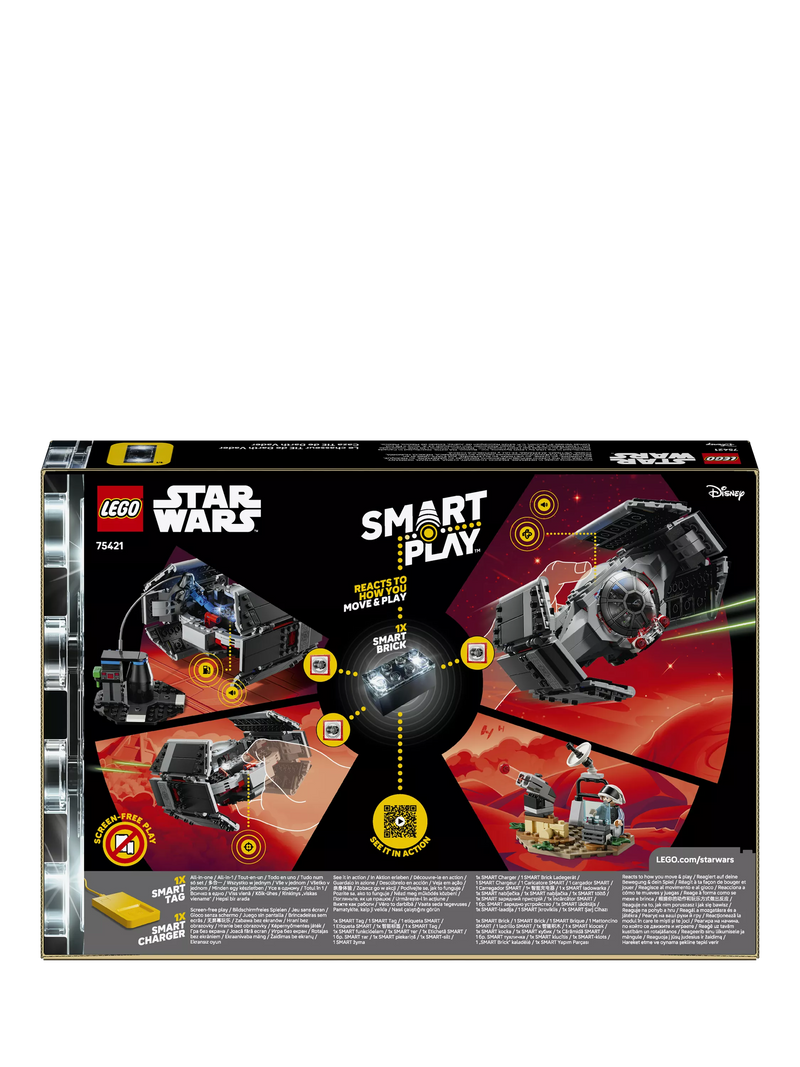 LEGO Star Wars construction set Darth Vader's TIE Fighter 473 pieces, imported from the UK