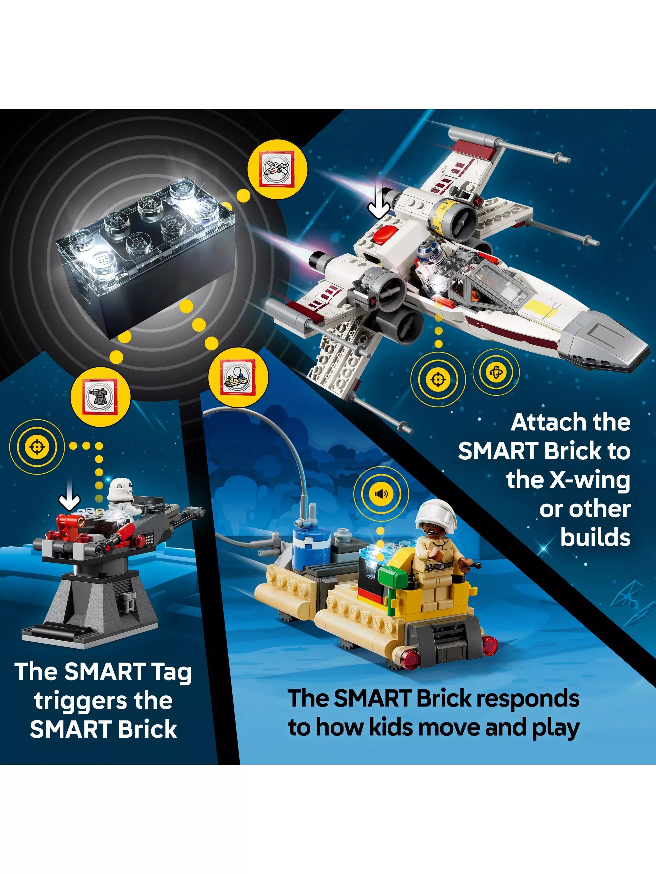 LEGO Star Wars X-Wing building set 75423, imported from the UK