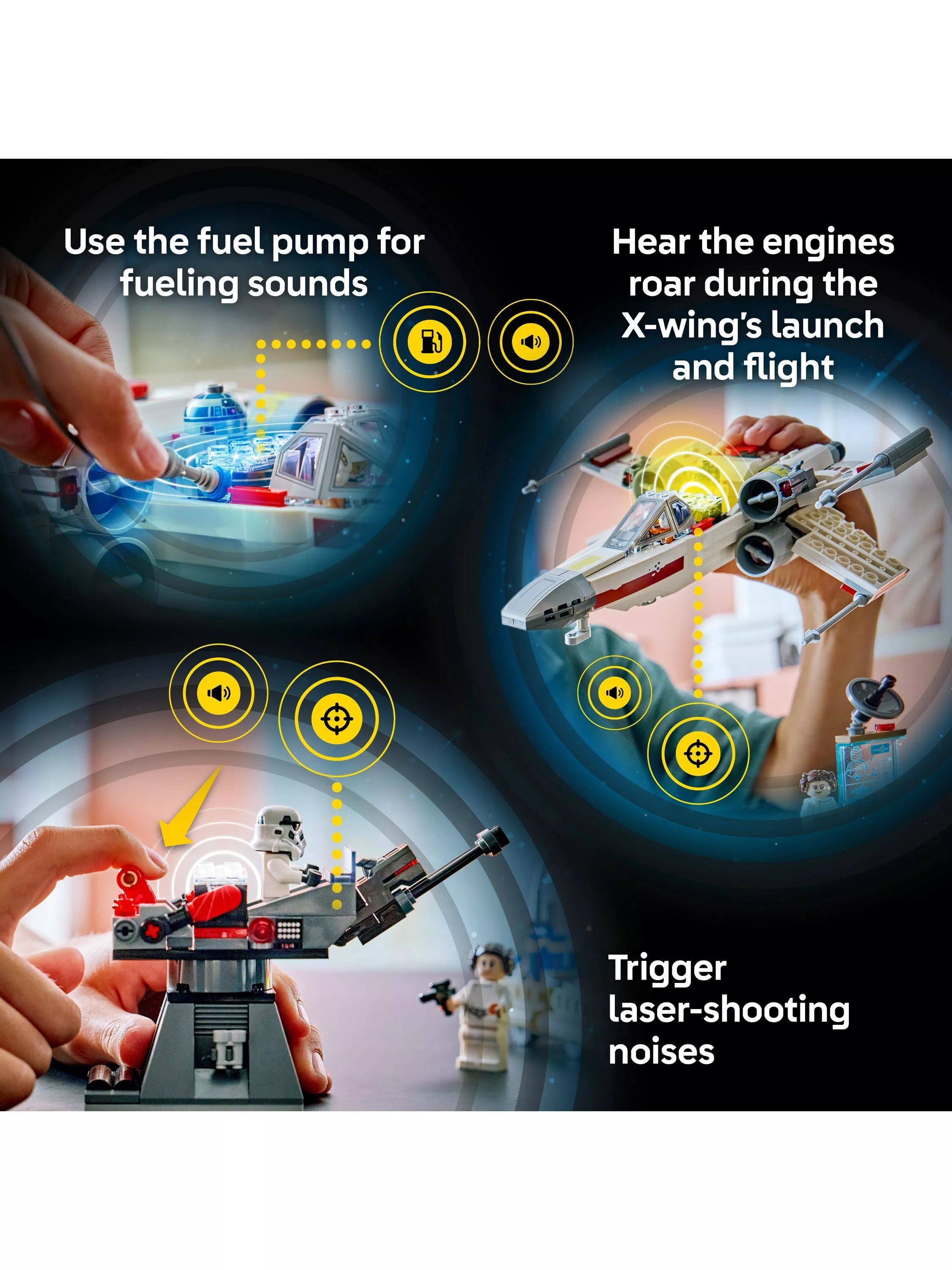 LEGO Star Wars X-Wing building set 75423, imported from the UK