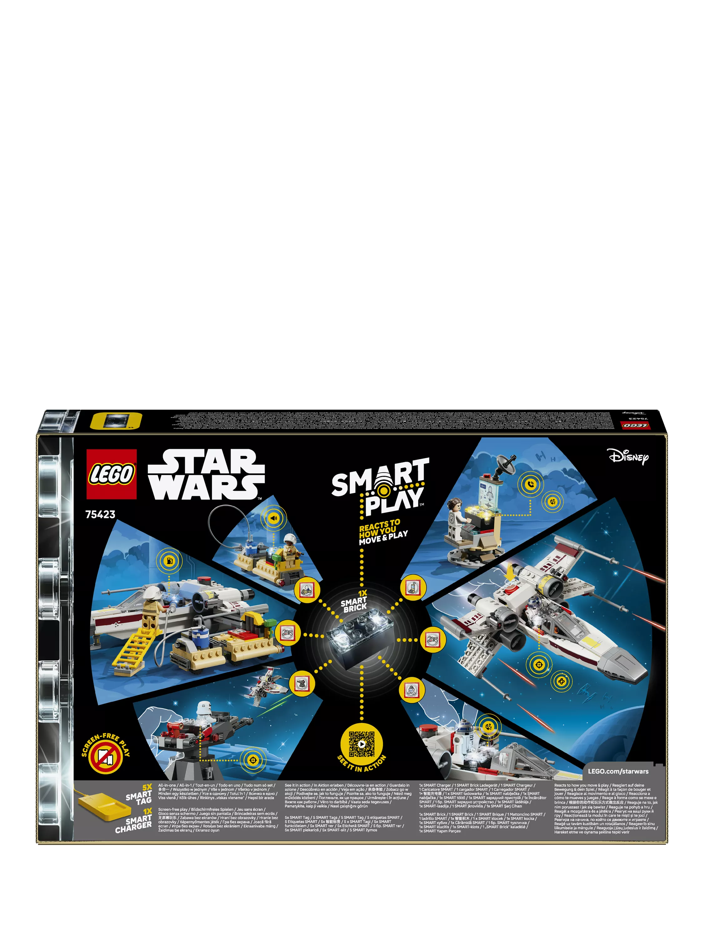 LEGO Star Wars X-Wing building set 75423, imported from the UK