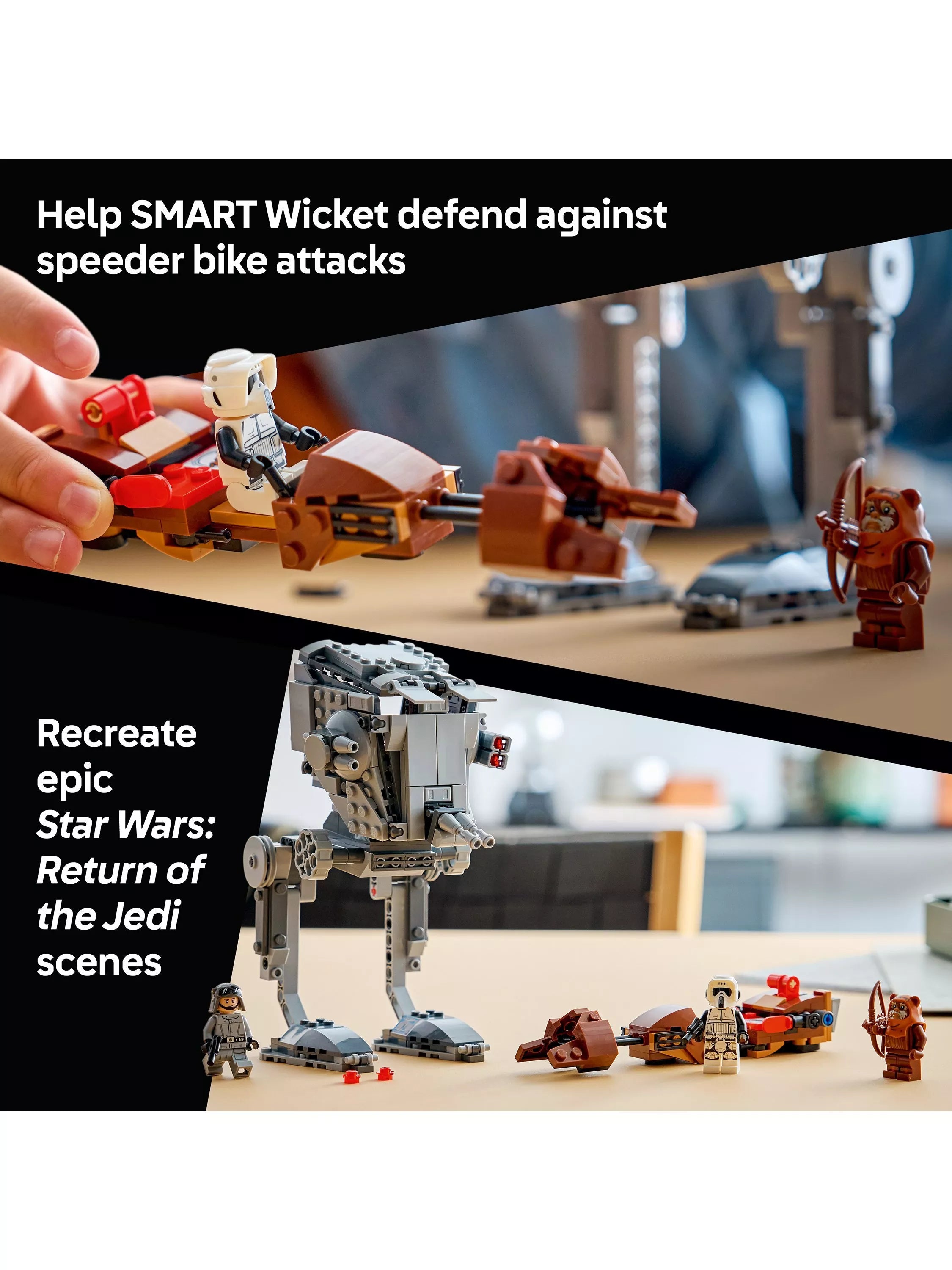 LEGO building set AT-ST Attack on Endor 347 pieces, UK version