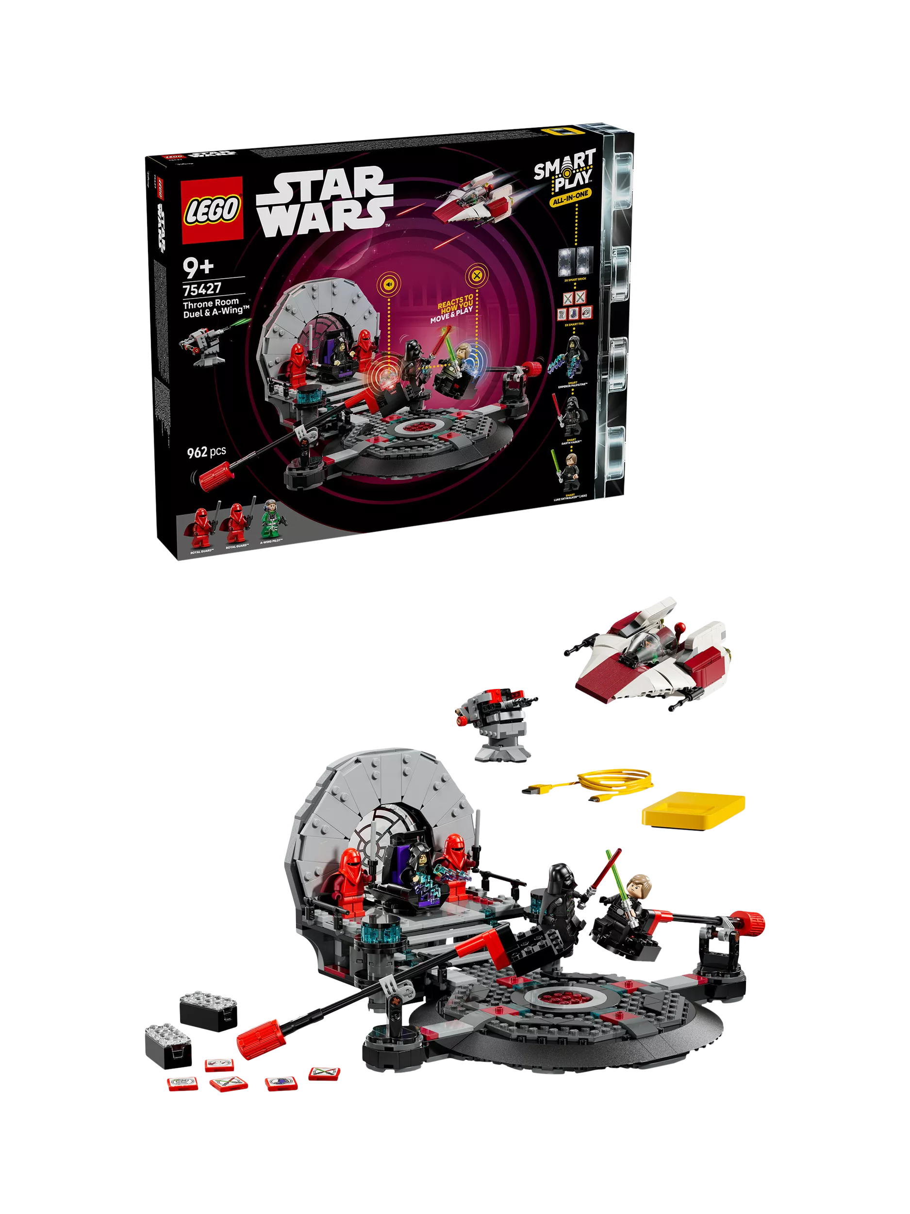 LEGO Star Wars 75427 interactive building set 962 pieces (British brand)