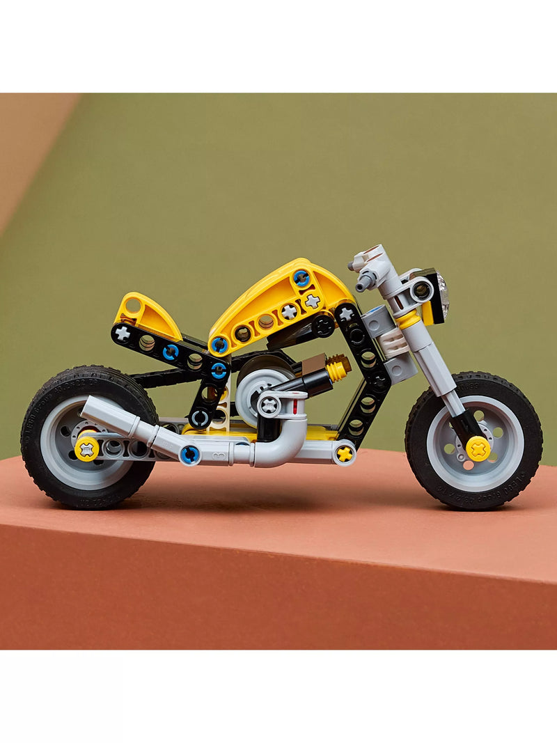 LEGO Technic Yellow Motorbike 151 piece set - British product