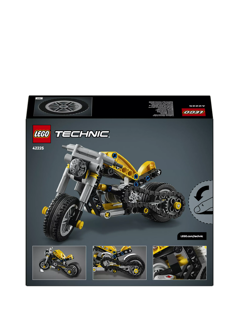 LEGO Technic Yellow Motorbike 151 piece set - British product