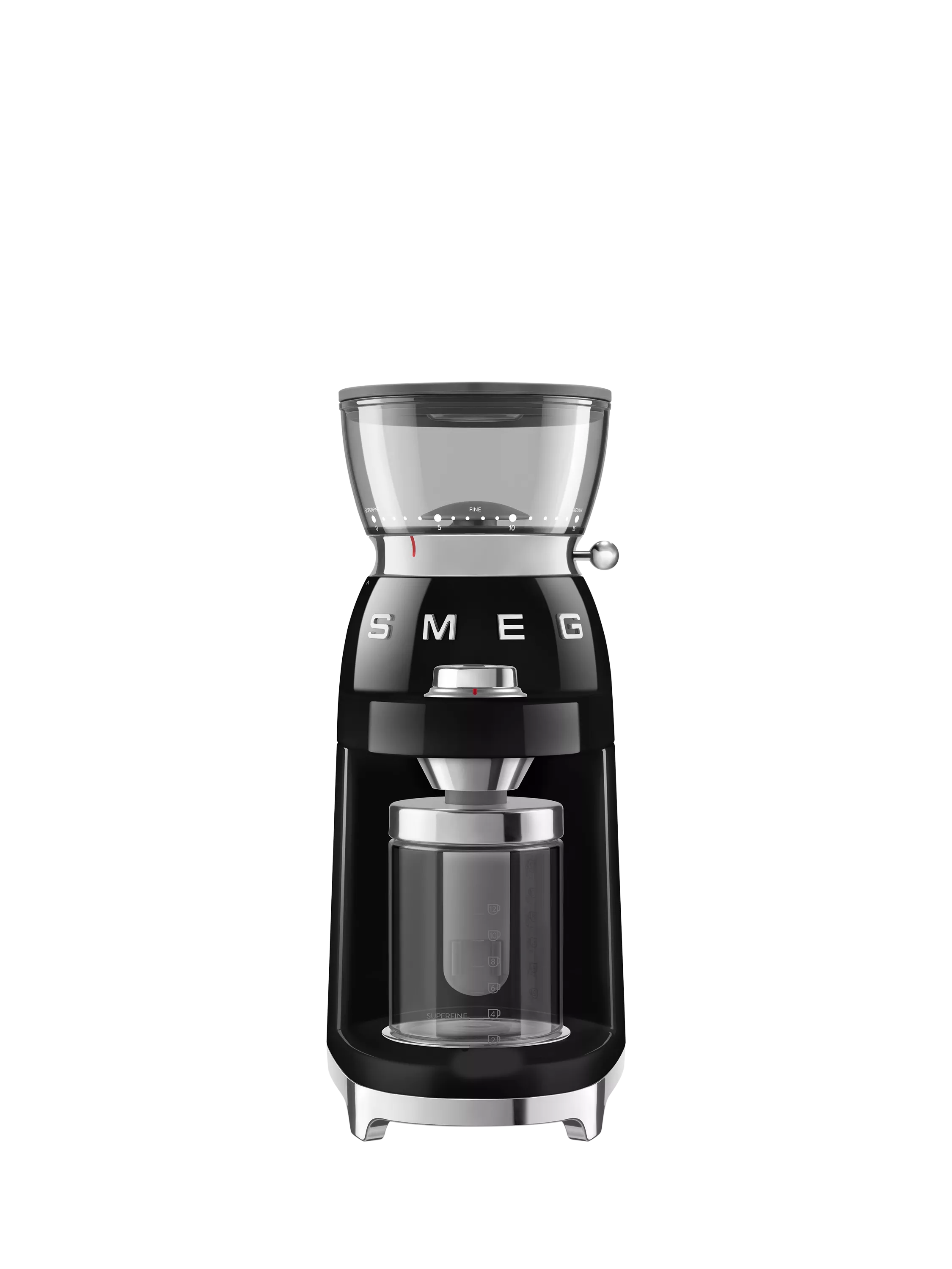 Smeg coffee grinder black CGF03BLUK, imported from the UK