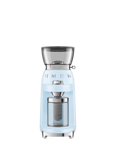 John Lewis Smeg CGF03PBUK Multi Purpose Coffee Grinder, Pastel Blue- Buy online at McGrocer
