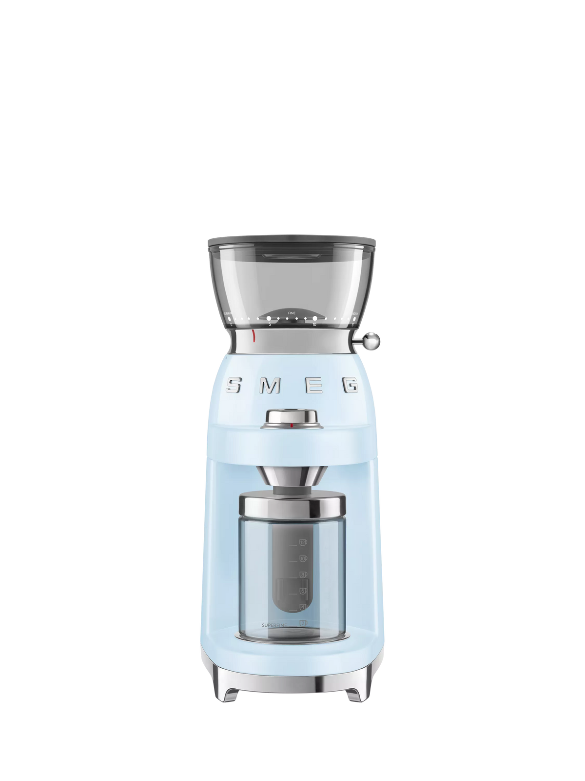 Smeg CGF03PBUK Multi Purpose Coffee Grinder, Pastel Blue