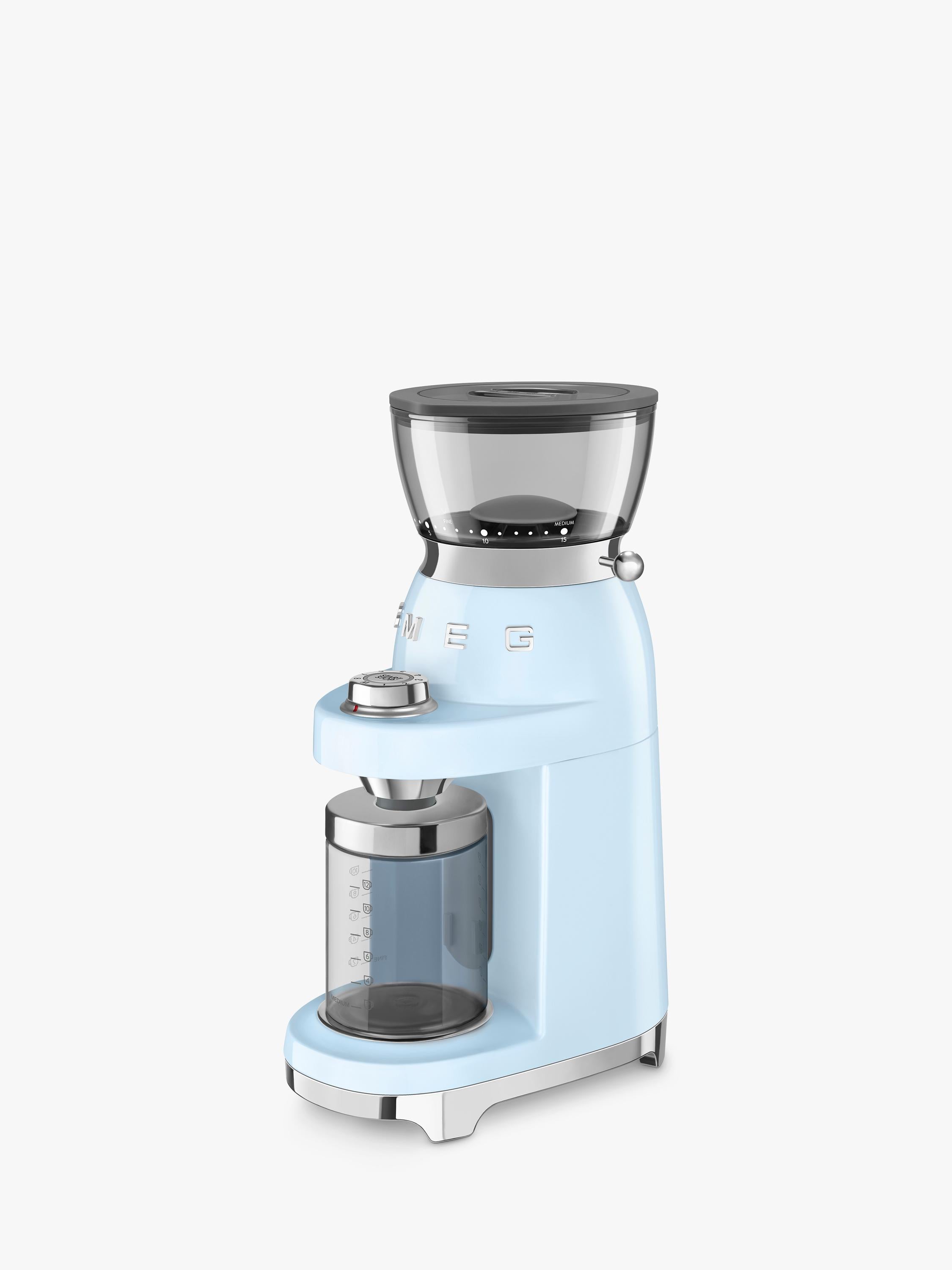 Smeg pastel blue multi purpose coffee grinder, UK version