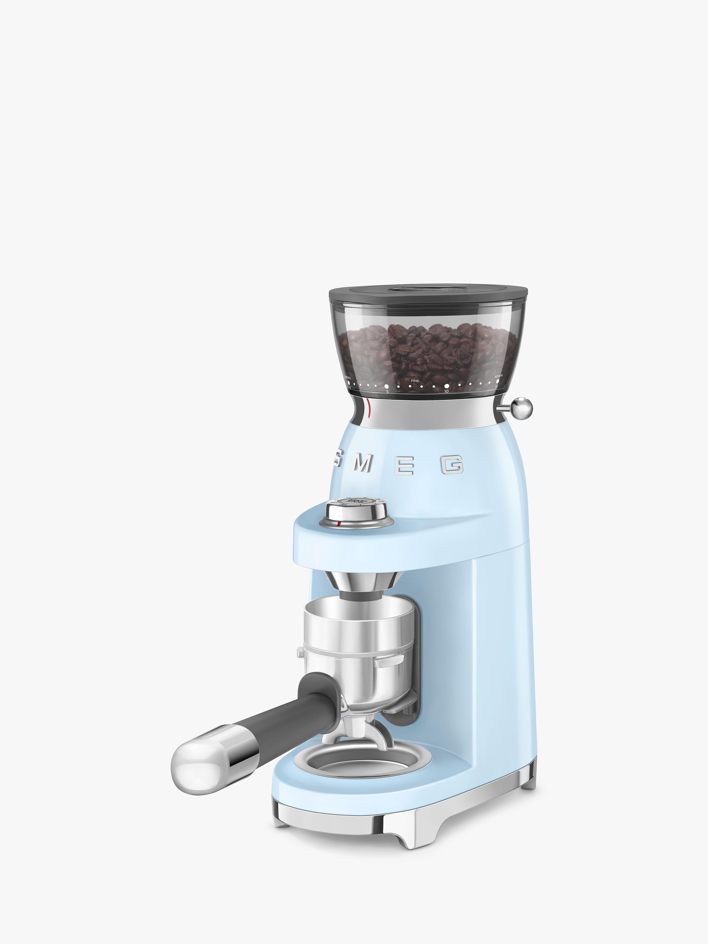 Smeg pastel blue multi purpose coffee grinder, UK version