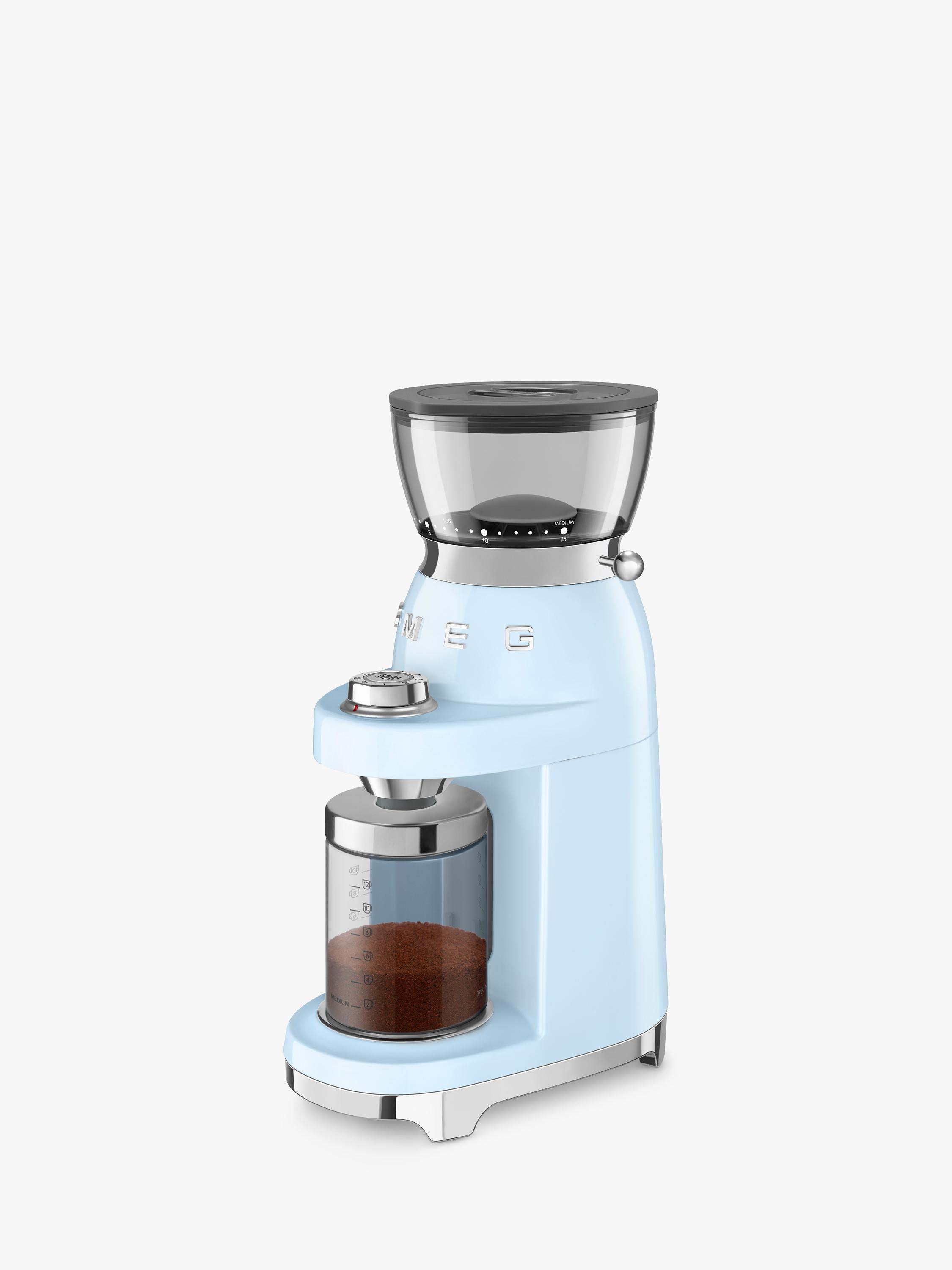 Smeg pastel blue multi purpose coffee grinder, UK version