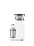 Smeg coffee grinder in white, imported from the UK