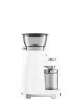 Smeg coffee grinder in white, imported from the UK