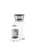 Smeg coffee grinder in white, imported from the UK