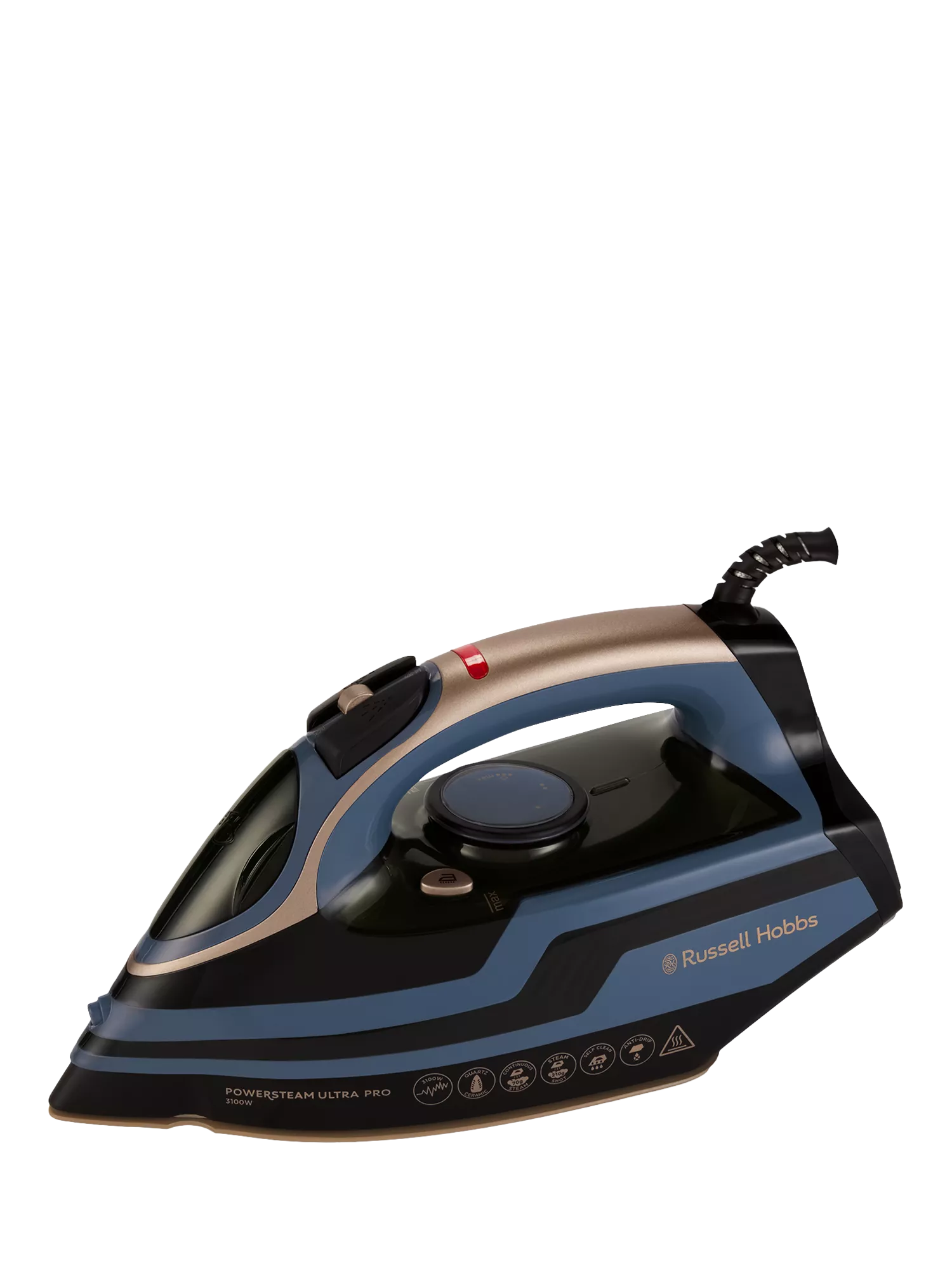 Russell Hobbs Powersteam Ultra Pro iron blue, imported from the UK