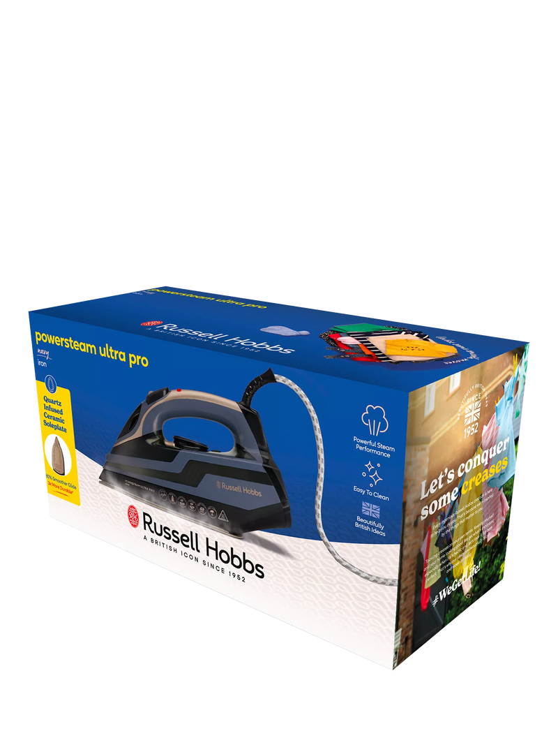 Russell Hobbs Powersteam Ultra Pro iron blue, imported from the UK