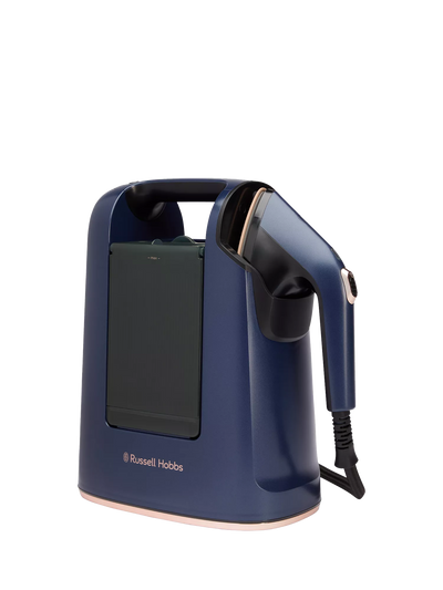 John Lewis Russell Hobbs Steam Genie Maestro 2-in-1 Handheld Steamer Blue 750ml- Buy online at McGrocer