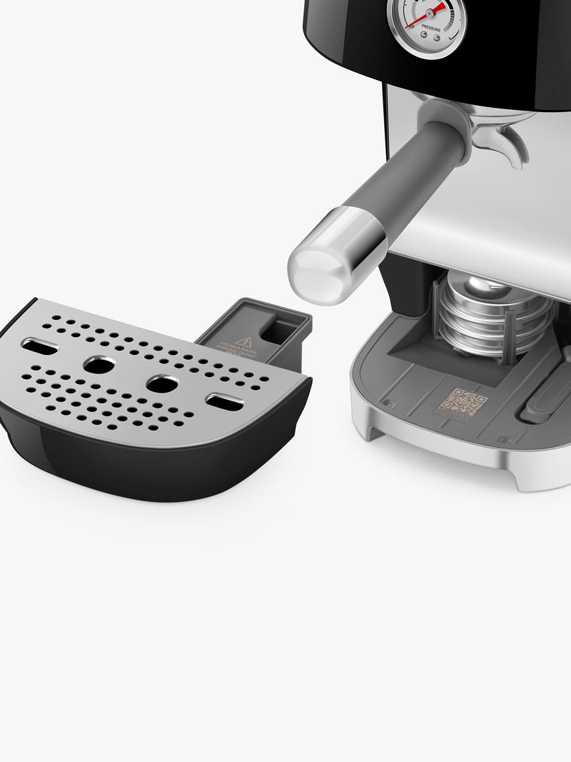Smeg espresso coffee machine black ECF03 (British brand)